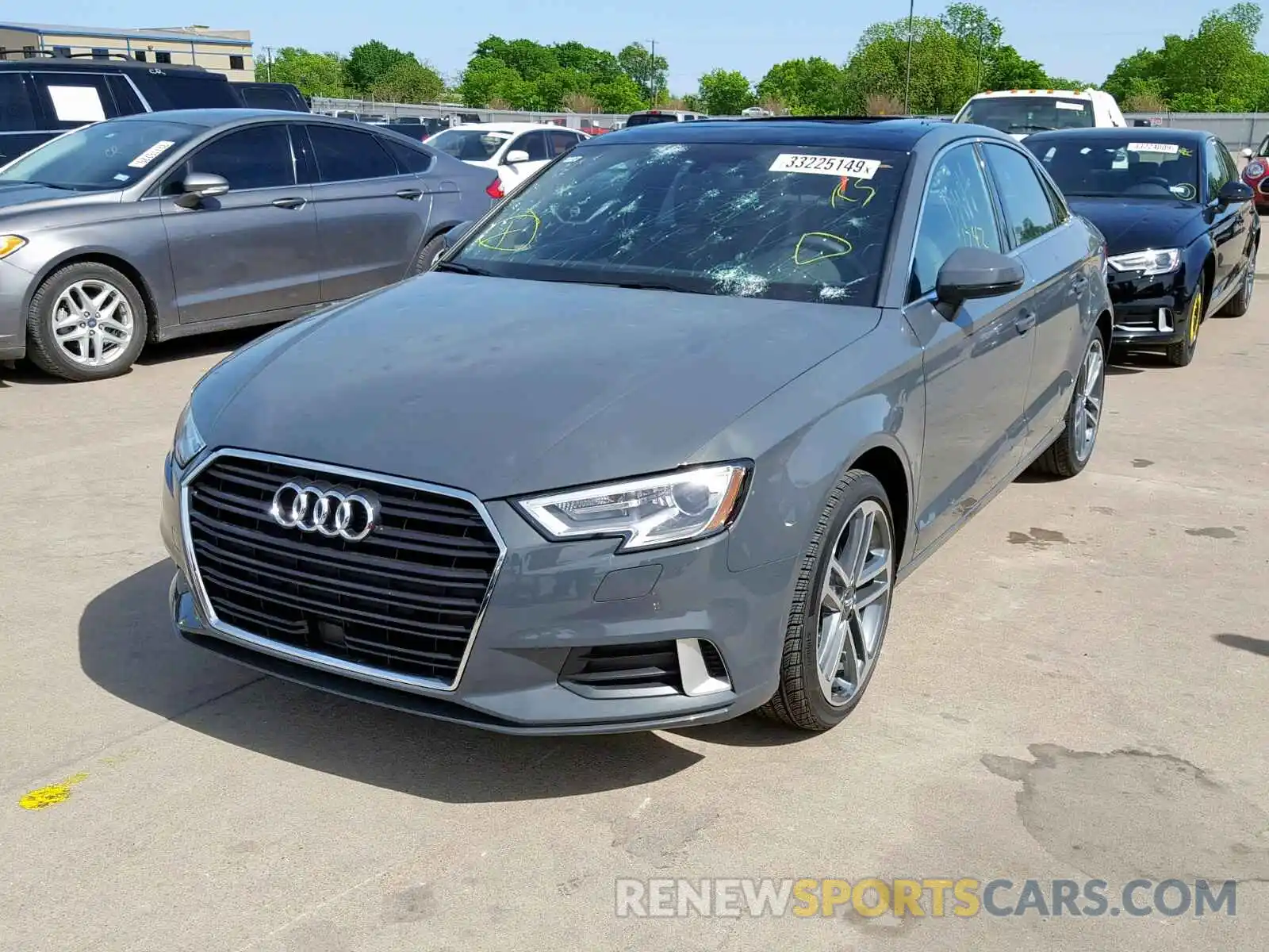 2 Photograph of a damaged car WAUAUGFF5K1012801 AUDI A3 2019