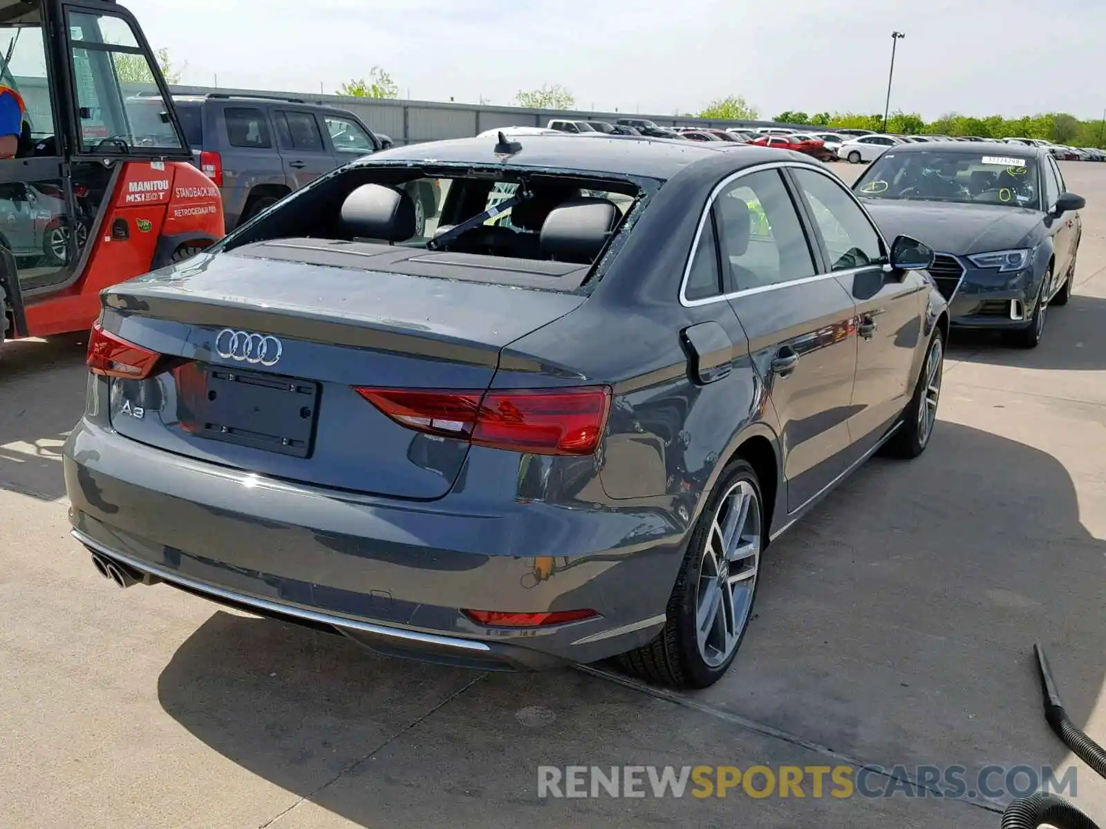 4 Photograph of a damaged car WAUAUGFF5K1012801 AUDI A3 2019