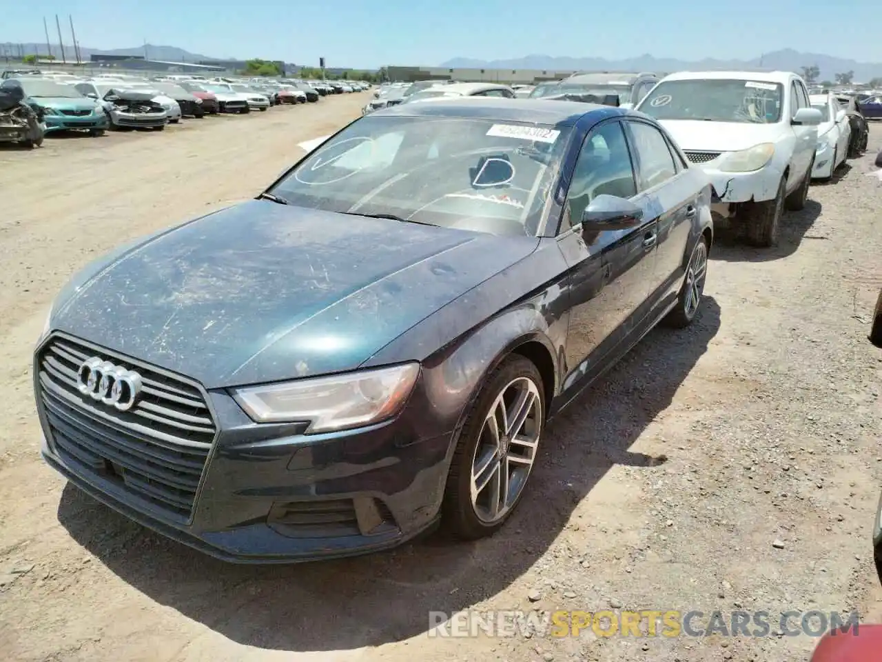 2 Photograph of a damaged car WAUAUGFF5KA093542 AUDI A3 2019