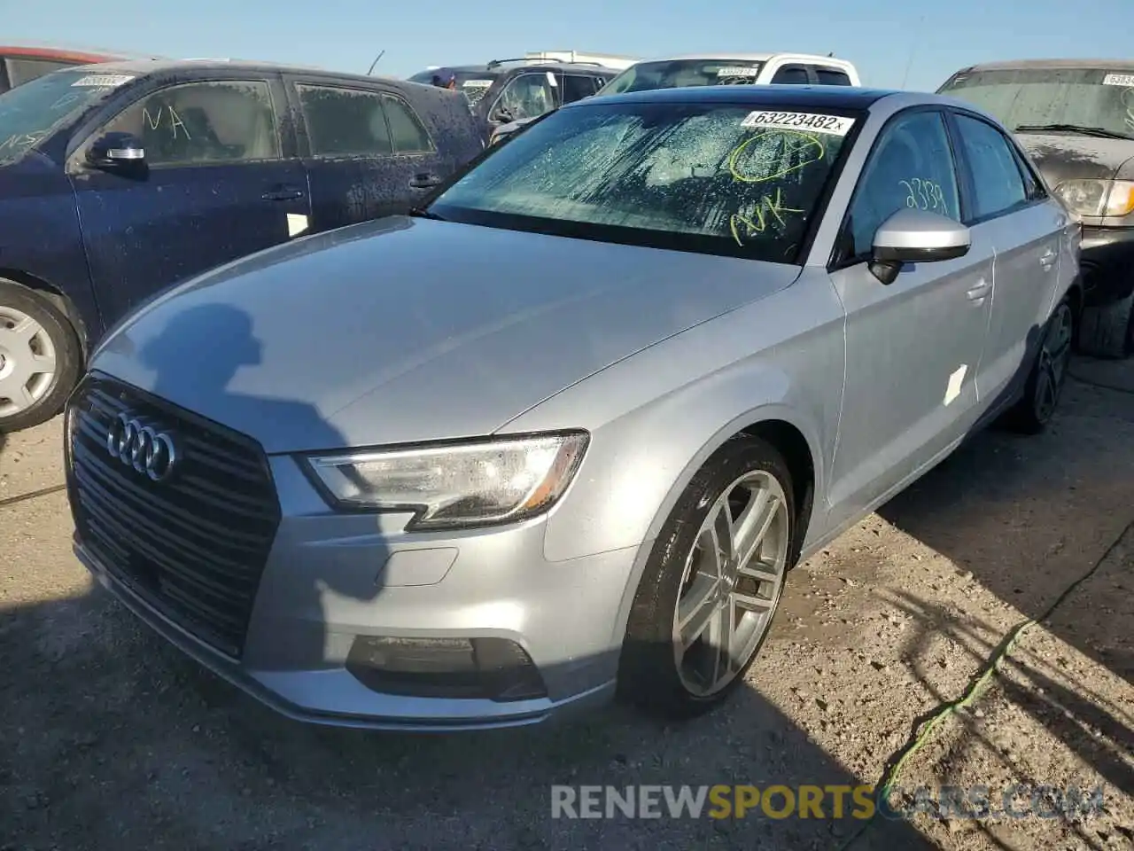 2 Photograph of a damaged car WAUAUGFF5KA125969 AUDI A3 2019