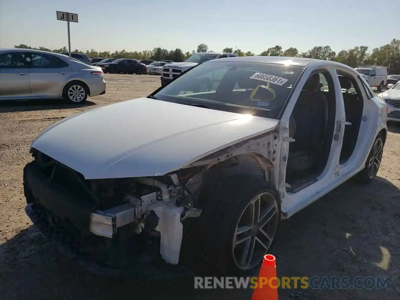 2 Photograph of a damaged car WAUAUGFF6K1011088 AUDI A3 2019