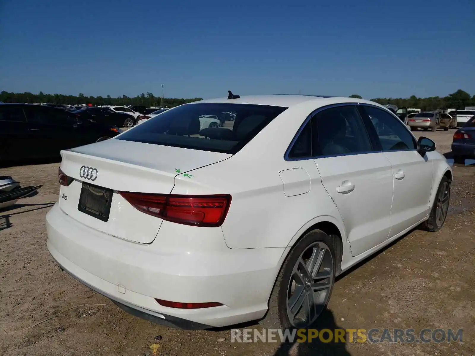 4 Photograph of a damaged car WAUAUGFF6K1011088 AUDI A3 2019