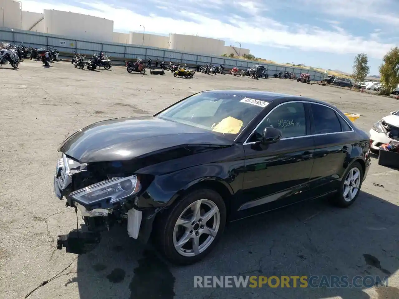 2 Photograph of a damaged car WAUAUGFF6K1011740 AUDI A3 2019