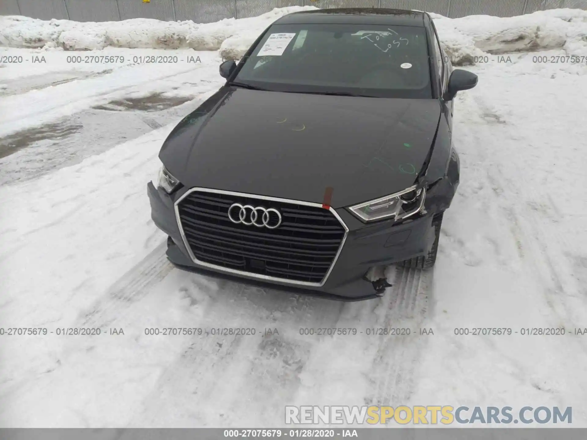 6 Photograph of a damaged car WAUAUGFF6K1013925 AUDI A3 2019