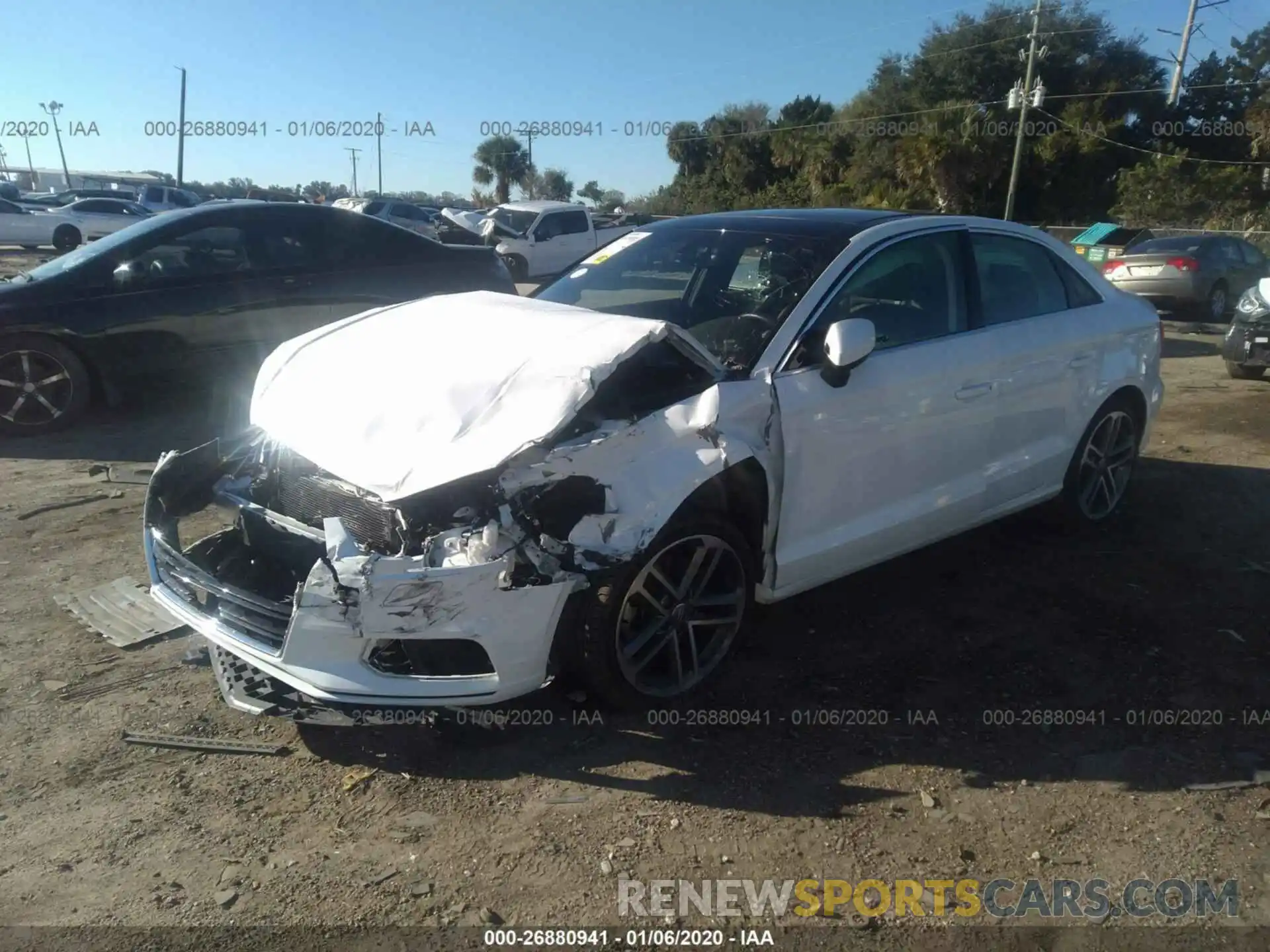 2 Photograph of a damaged car WAUAUGFF6K1014668 AUDI A3 2019