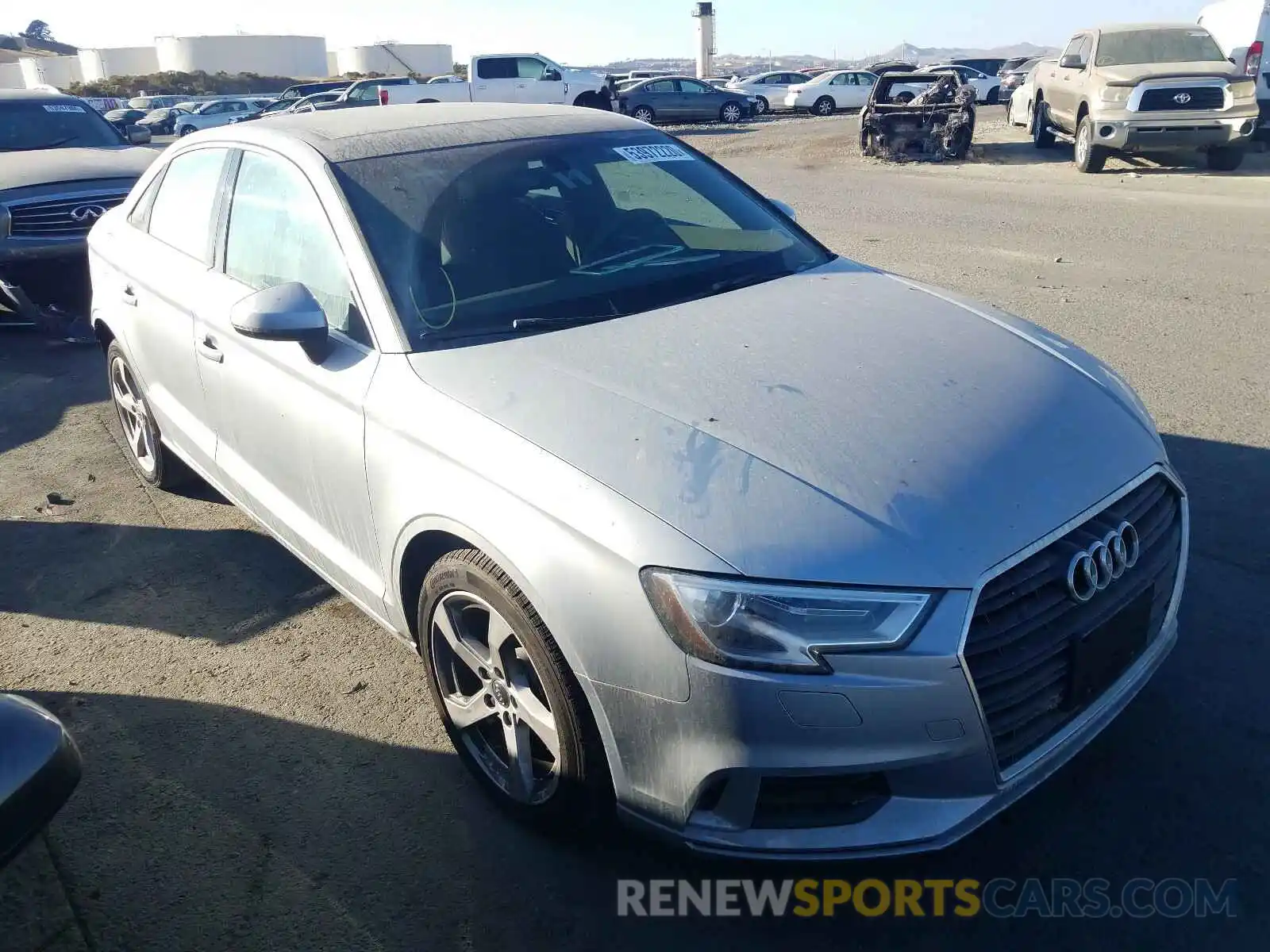 1 Photograph of a damaged car WAUAUGFF6K1024195 AUDI A3 2019