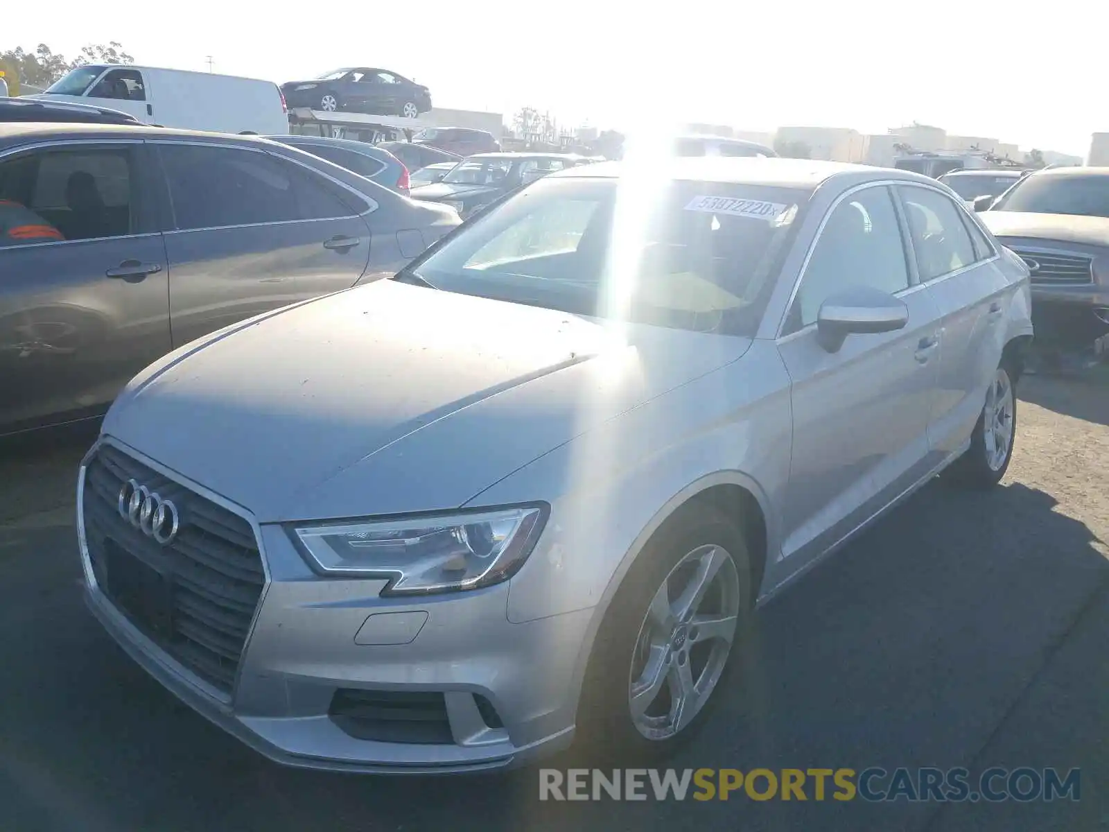 2 Photograph of a damaged car WAUAUGFF6K1024195 AUDI A3 2019