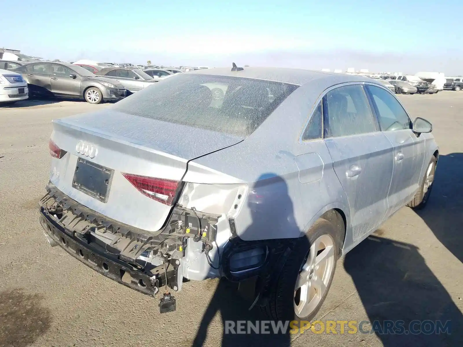 4 Photograph of a damaged car WAUAUGFF6K1024195 AUDI A3 2019