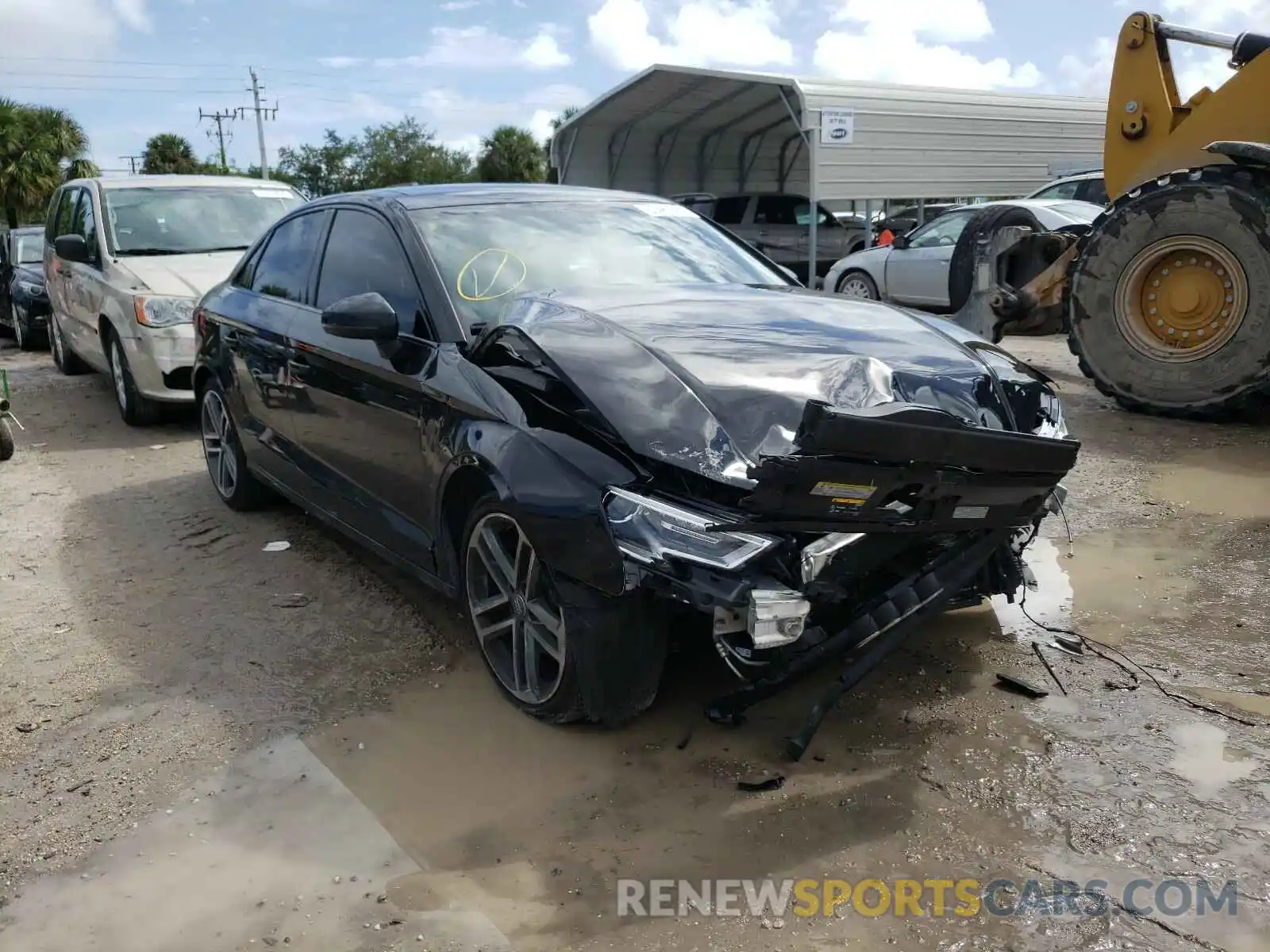 1 Photograph of a damaged car WAUAUGFF6KA116214 AUDI A3 2019