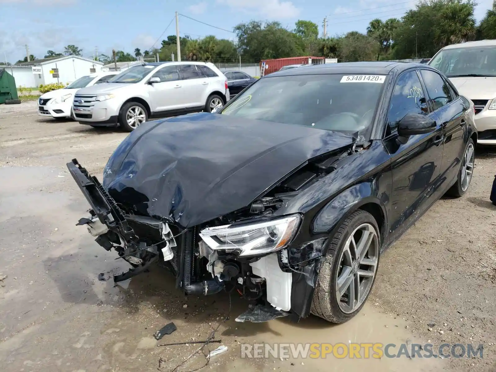 2 Photograph of a damaged car WAUAUGFF6KA116214 AUDI A3 2019