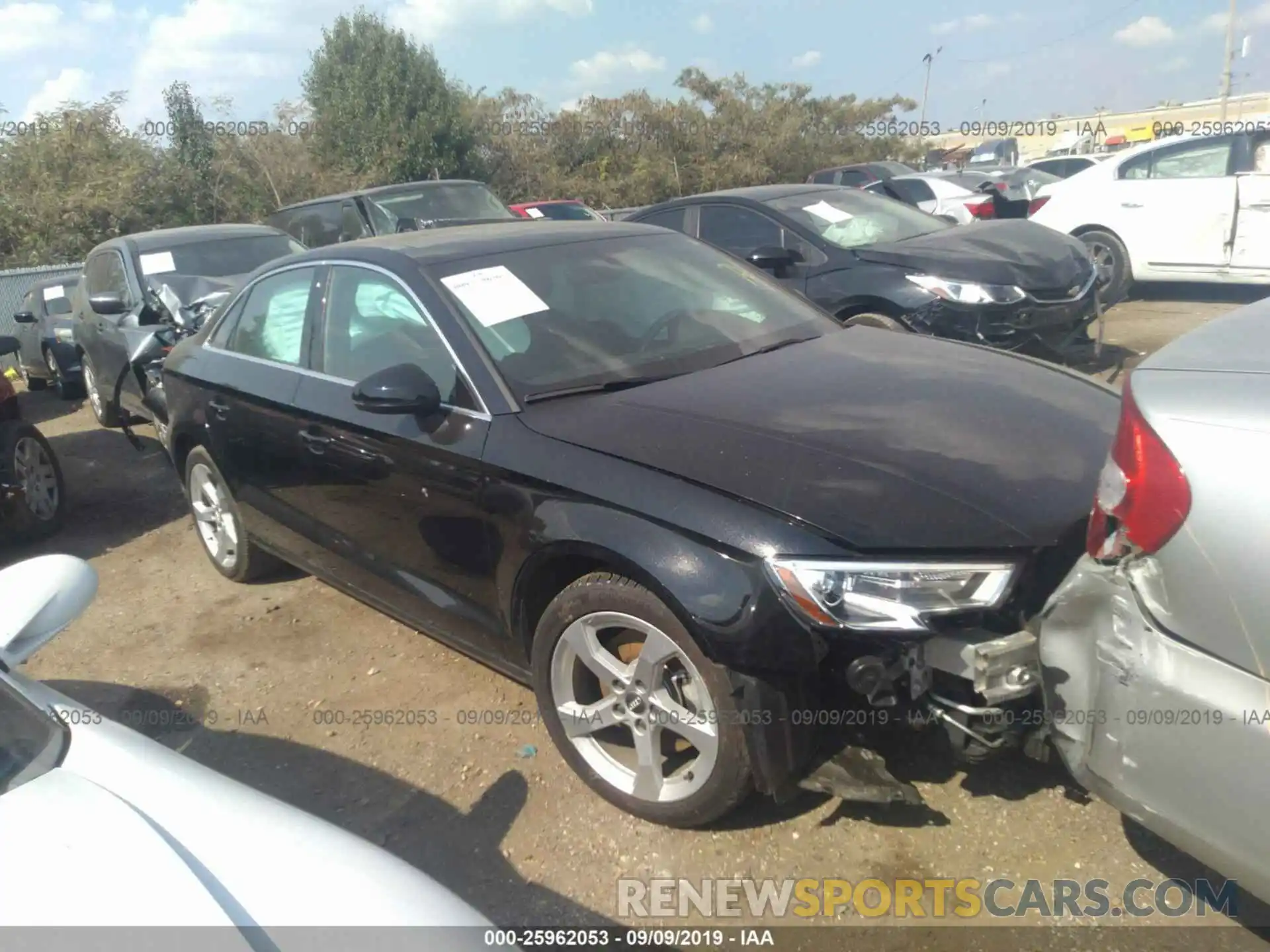 1 Photograph of a damaged car WAUAUGFF7K1010421 AUDI A3 2019