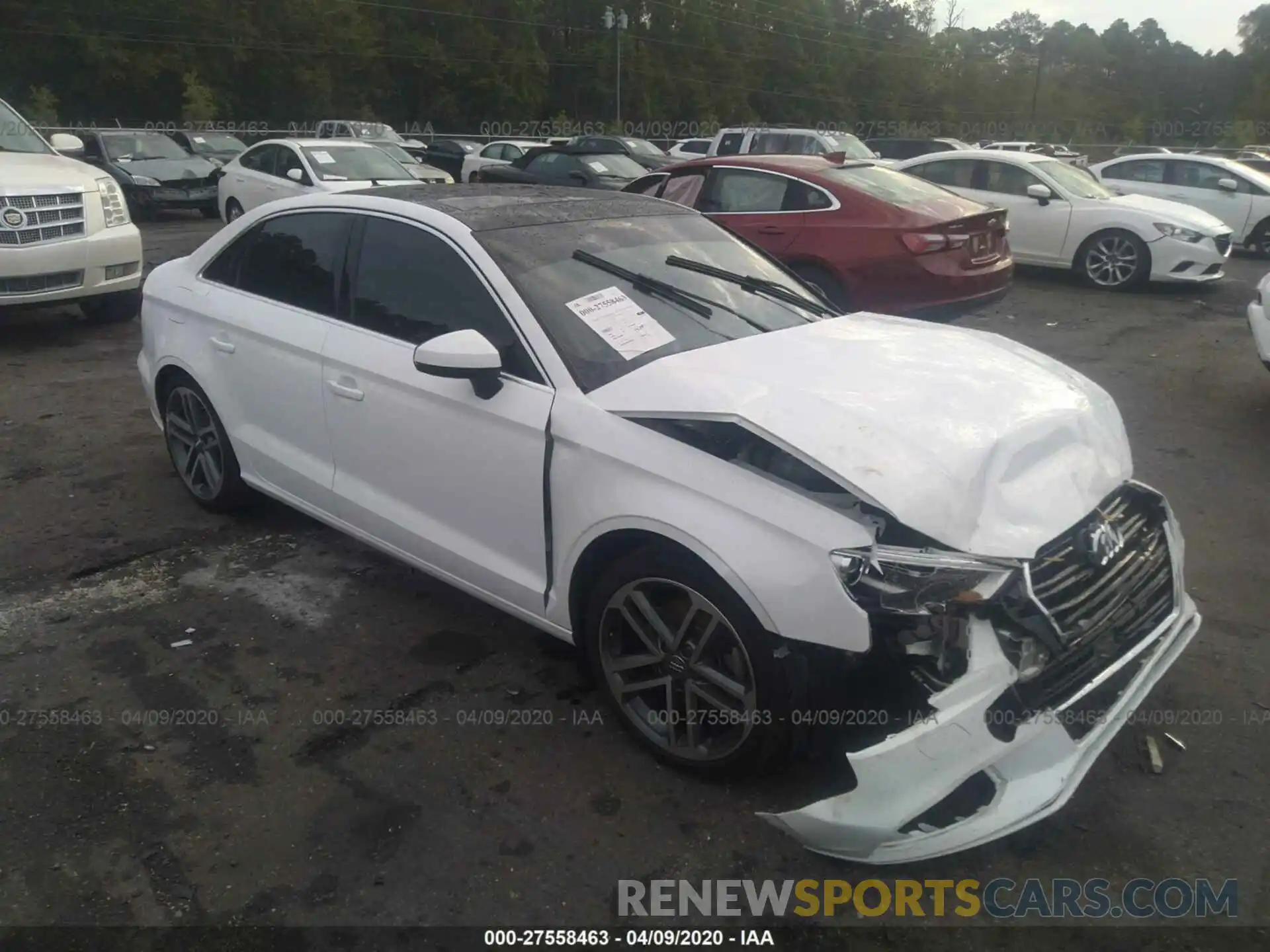 1 Photograph of a damaged car WAUAUGFF7K1013979 AUDI A3 2019