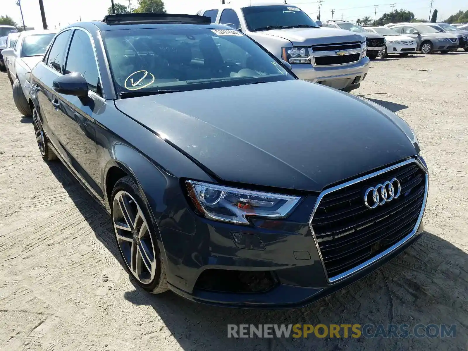 1 Photograph of a damaged car WAUAUGFF7K1015621 AUDI A3 2019