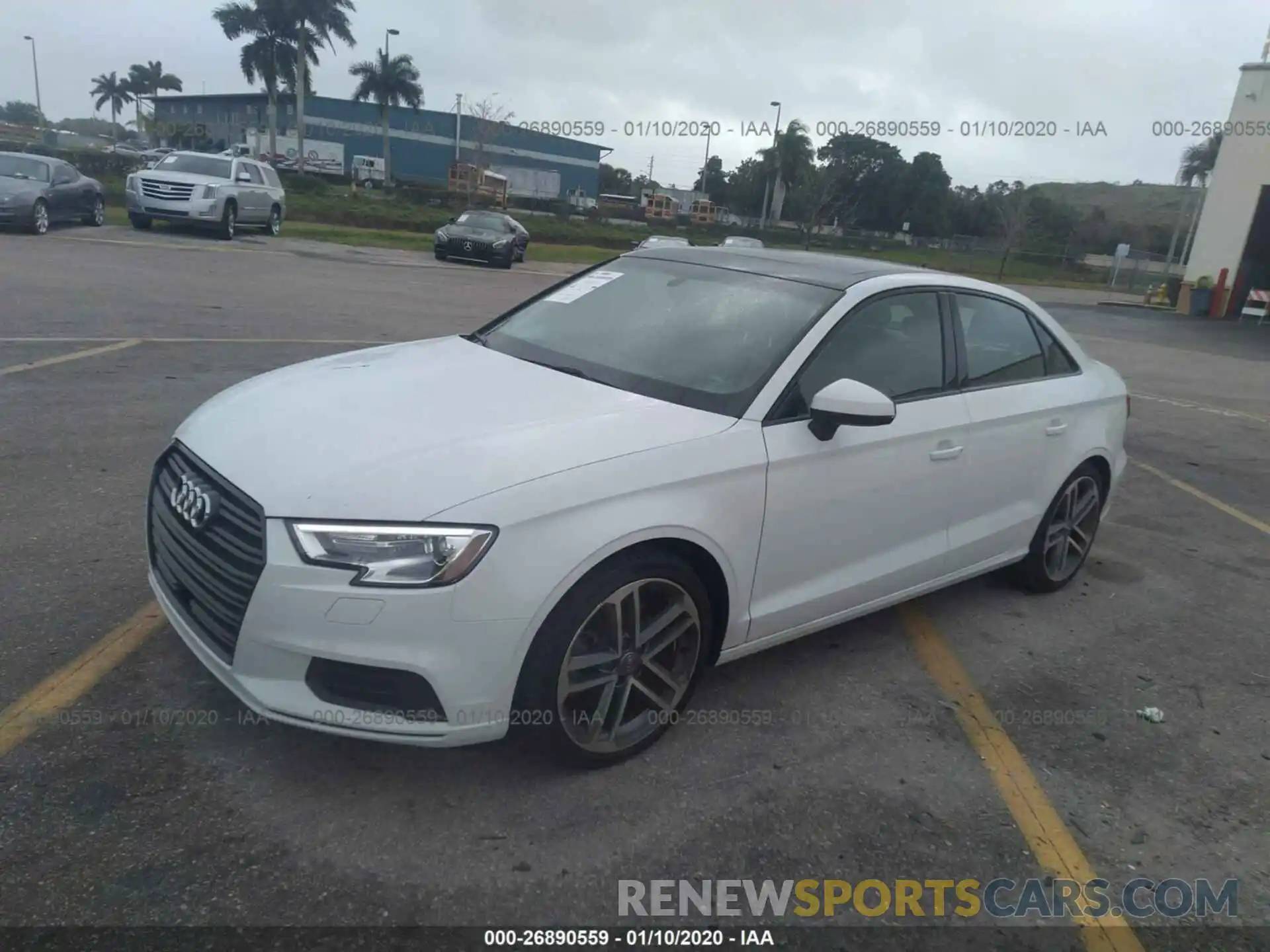 2 Photograph of a damaged car WAUAUGFF7KA081473 AUDI A3 2019