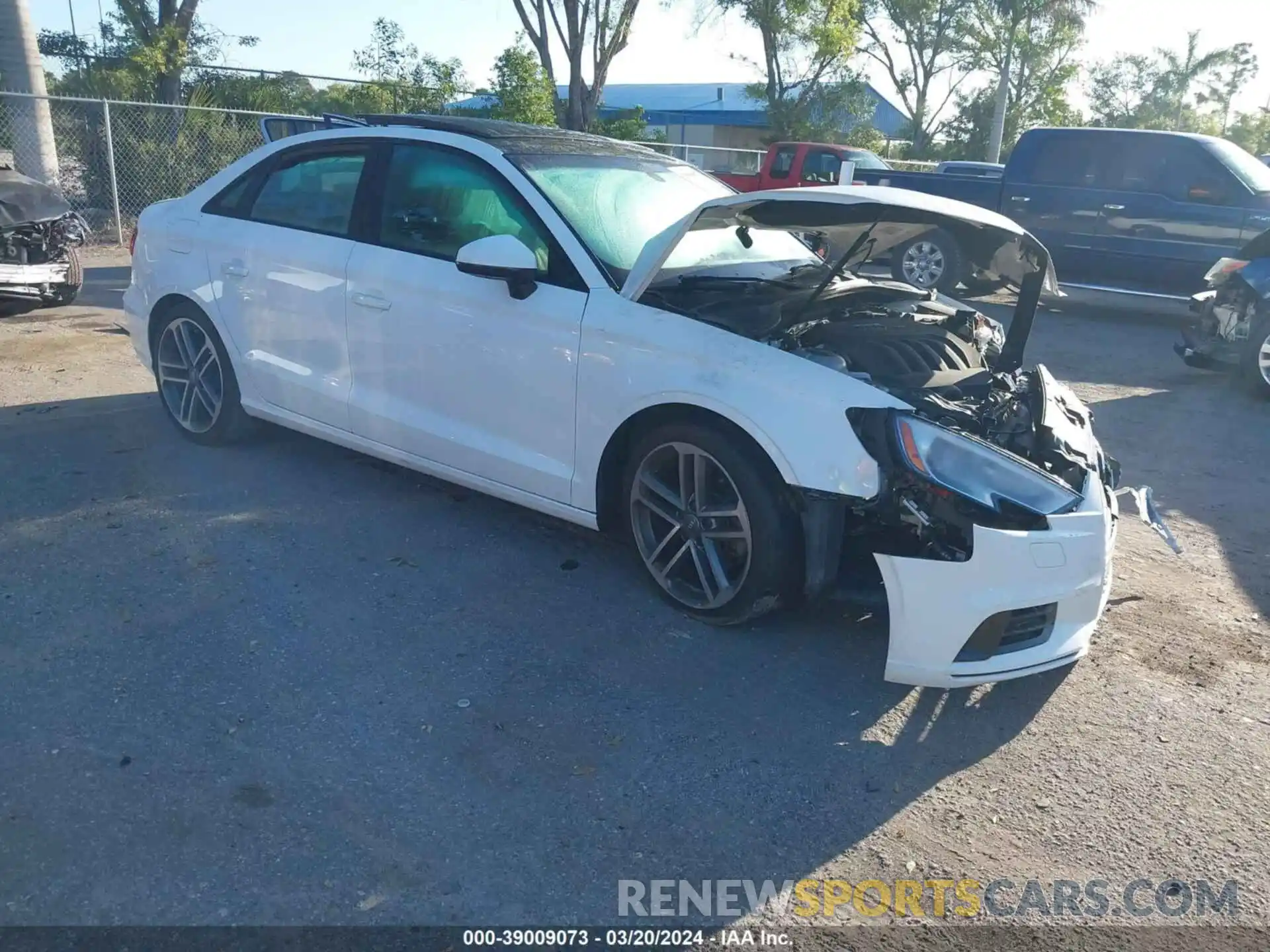 1 Photograph of a damaged car WAUAUGFF7KA116206 AUDI A3 2019