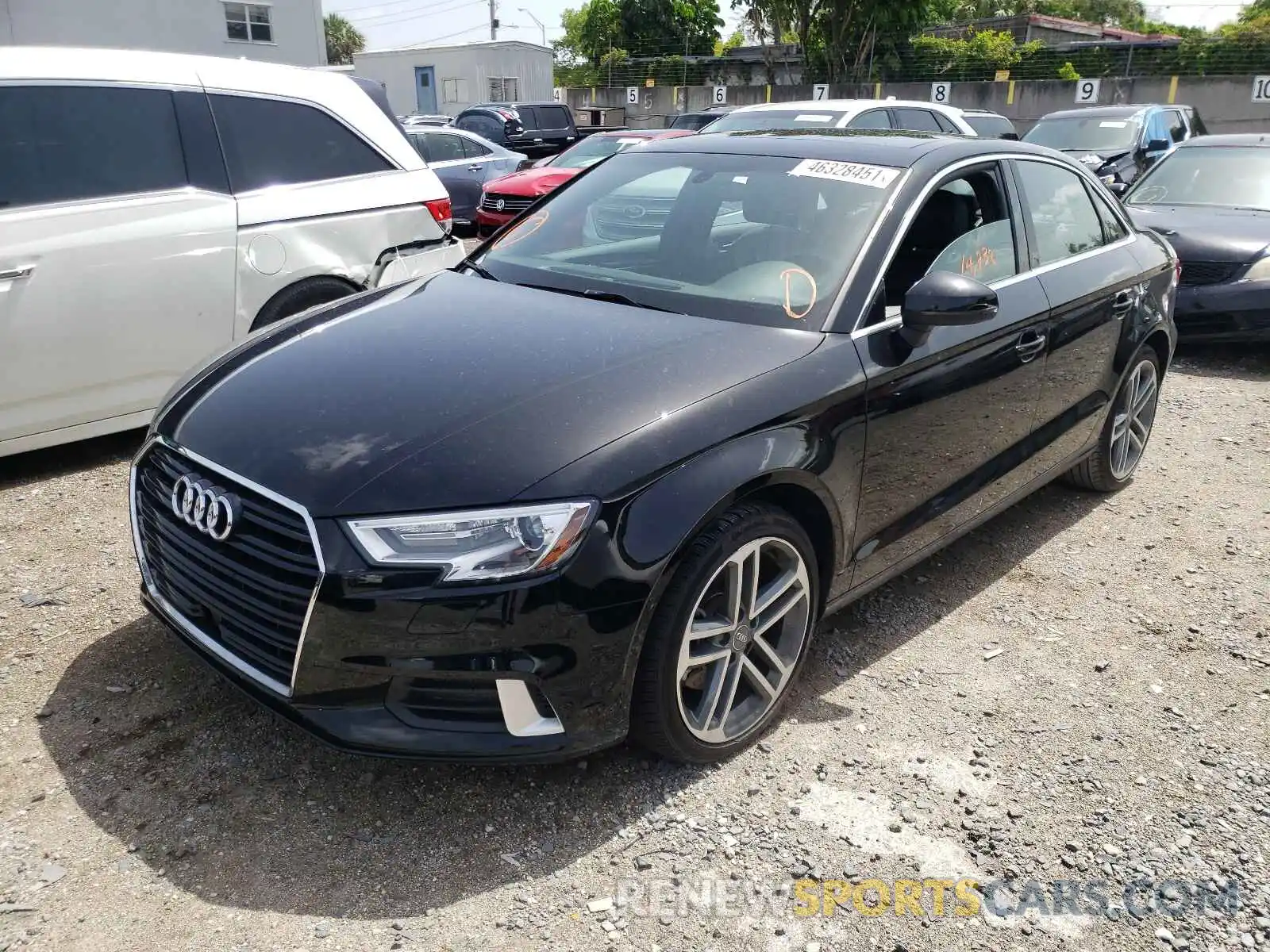 2 Photograph of a damaged car WAUAUGFF8K1011044 AUDI A3 2019