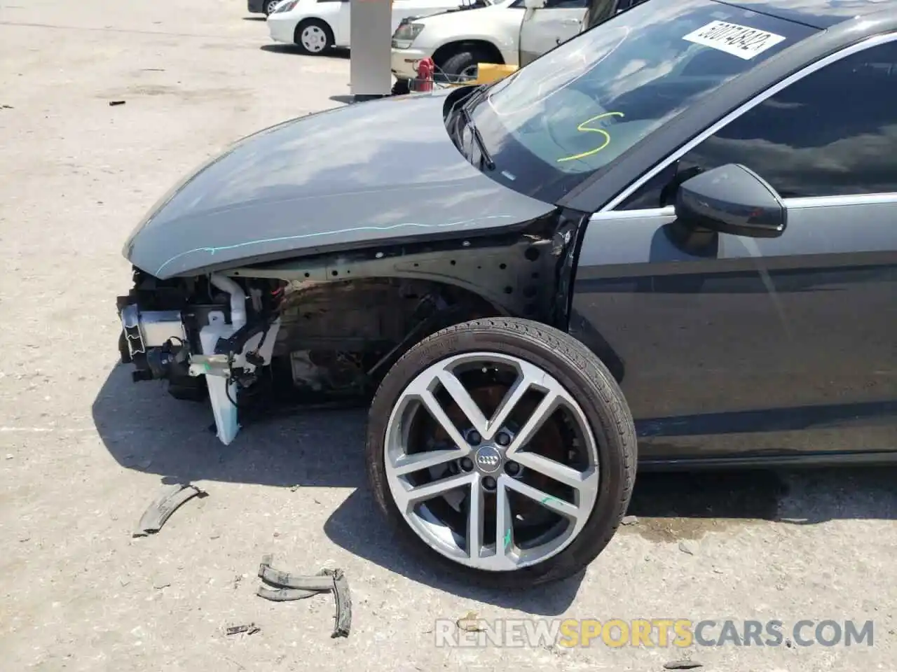 9 Photograph of a damaged car WAUAUGFF8K1011349 AUDI A3 2019