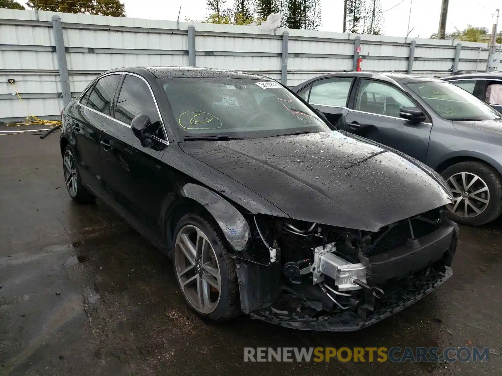 1 Photograph of a damaged car WAUAUGFF8K1012128 AUDI A3 2019