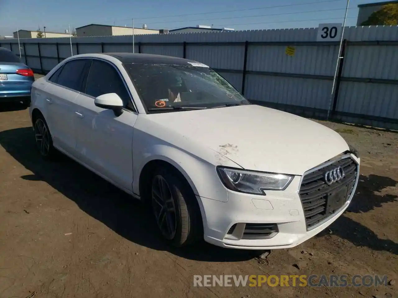 1 Photograph of a damaged car WAUAUGFF8K1015241 AUDI A3 2019