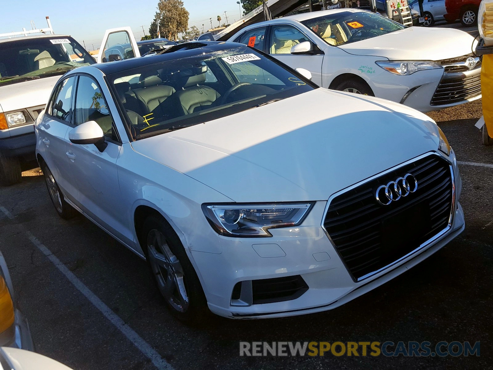 1 Photograph of a damaged car WAUAUGFF9K1010825 AUDI A3 2019