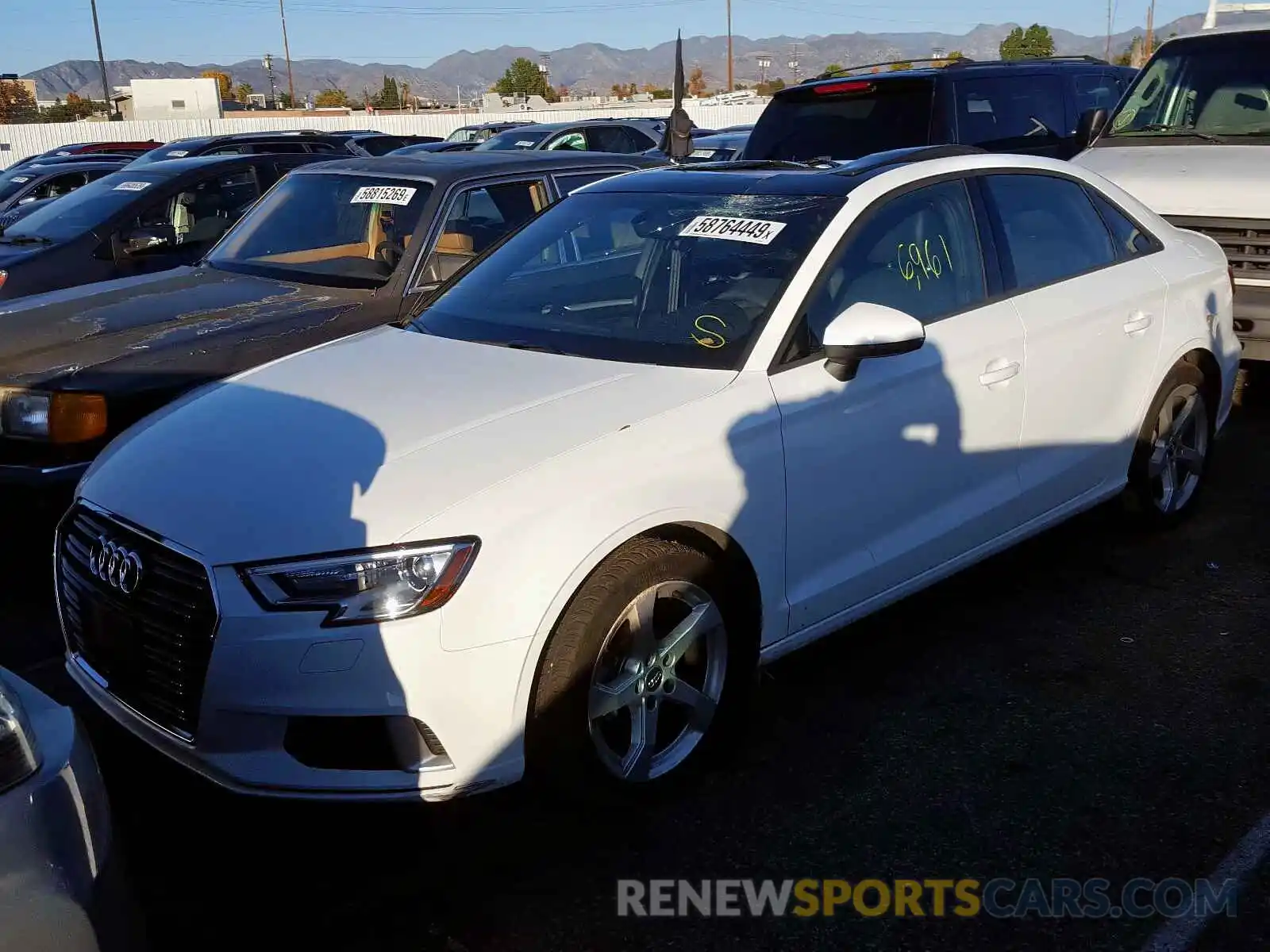 2 Photograph of a damaged car WAUAUGFF9K1010825 AUDI A3 2019