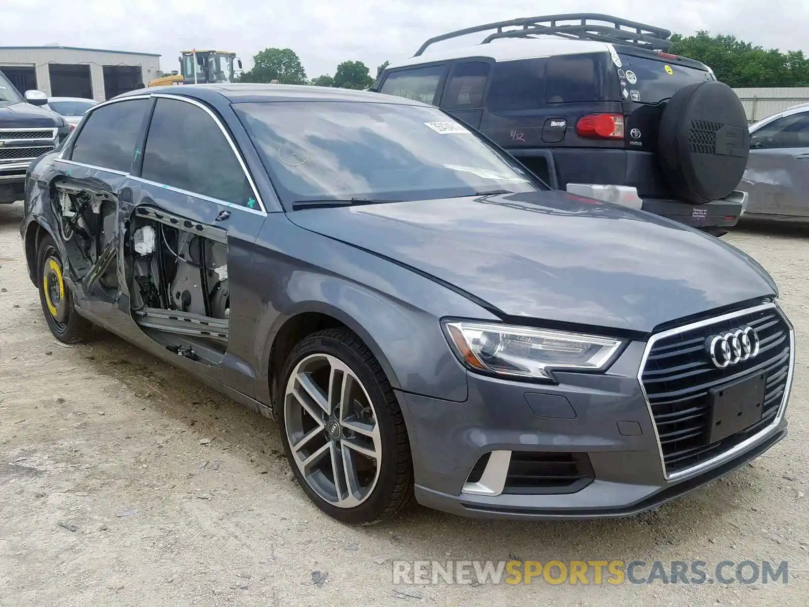 1 Photograph of a damaged car WAUAUGFFXK1010798 AUDI A3 2019