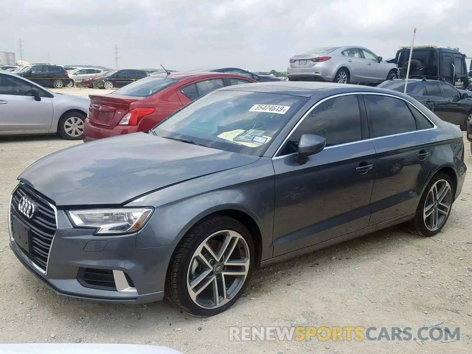 2 Photograph of a damaged car WAUAUGFFXK1010798 AUDI A3 2019