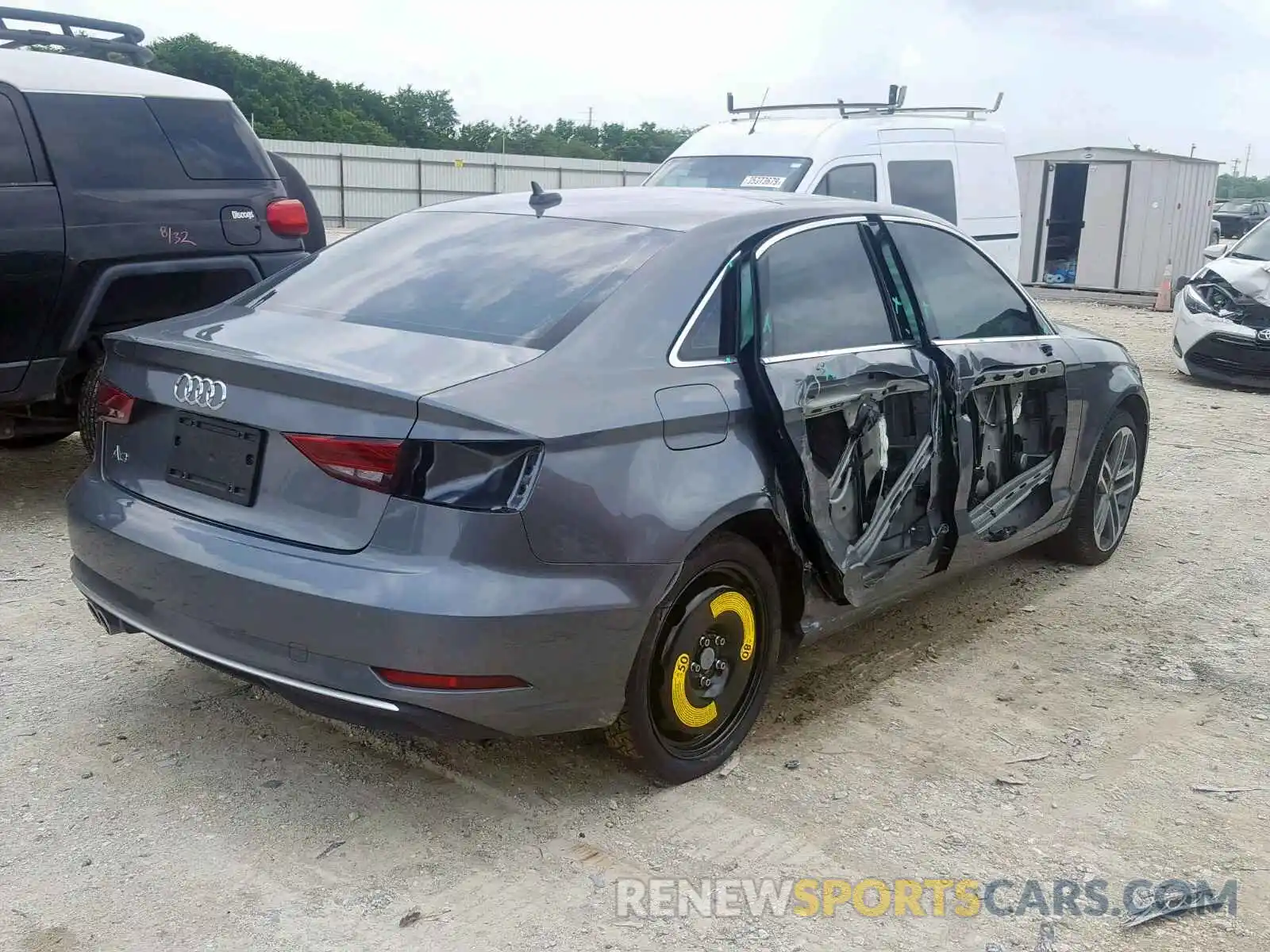 4 Photograph of a damaged car WAUAUGFFXK1010798 AUDI A3 2019