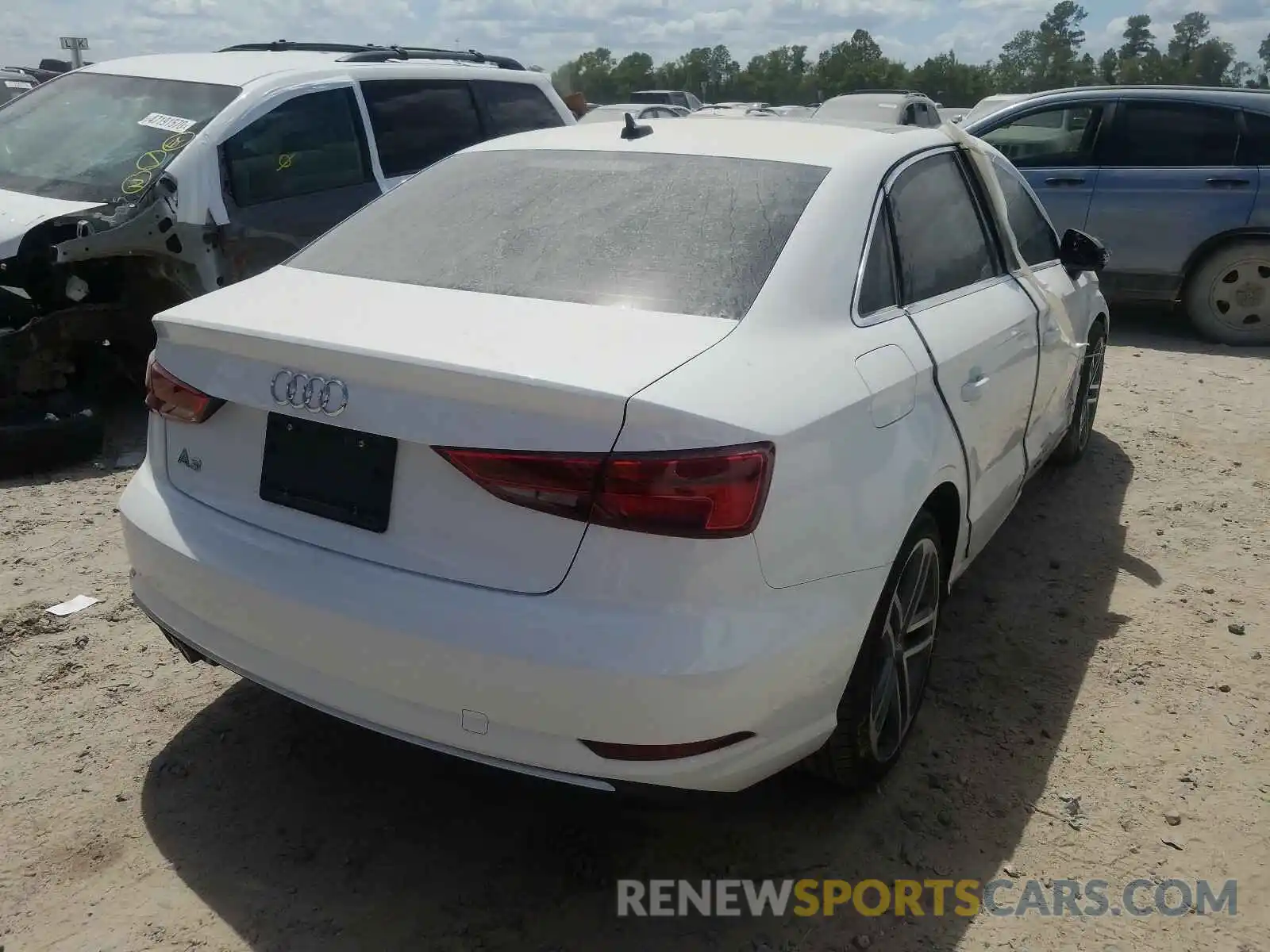 4 Photograph of a damaged car WAUAUGFFXK1012017 AUDI A3 2019