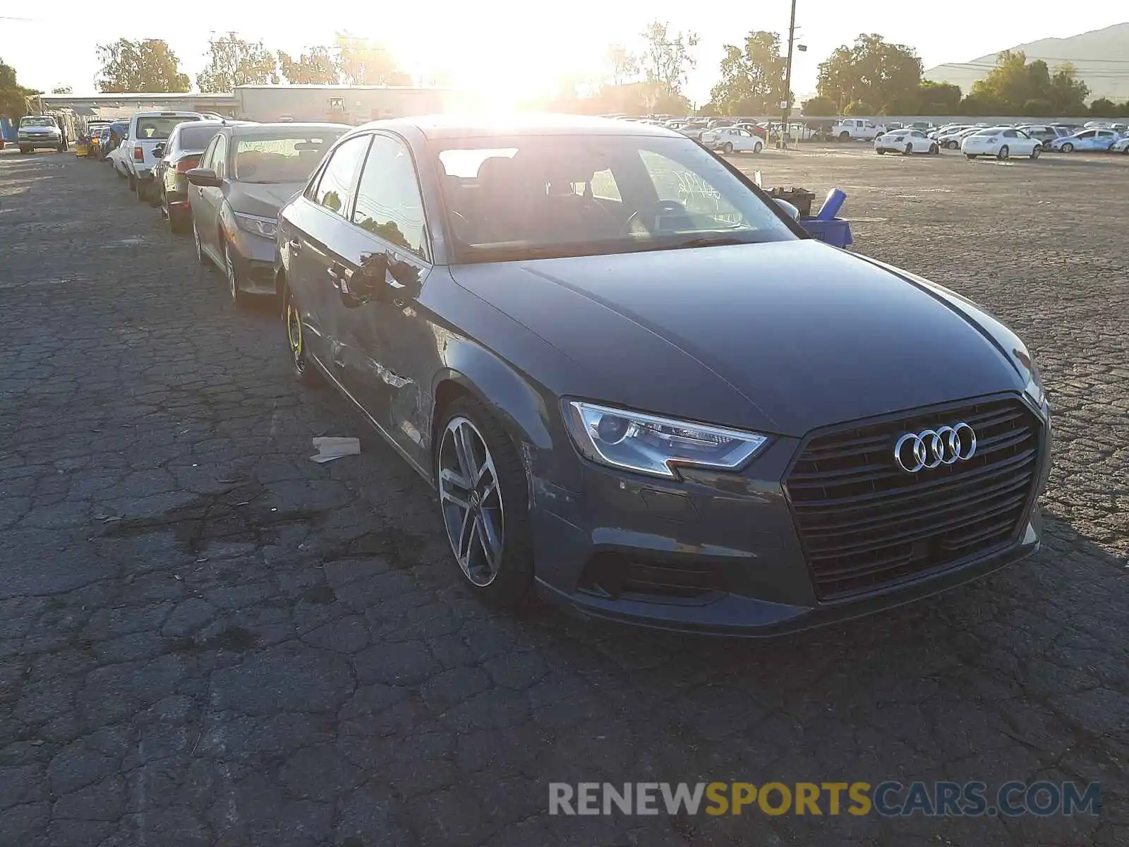 1 Photograph of a damaged car WAUAUGFFXKA085436 AUDI A3 2019