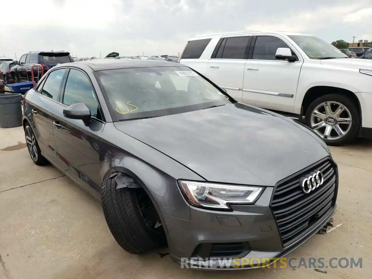 1 Photograph of a damaged car WAUAUGFFXKA104258 AUDI A3 2019