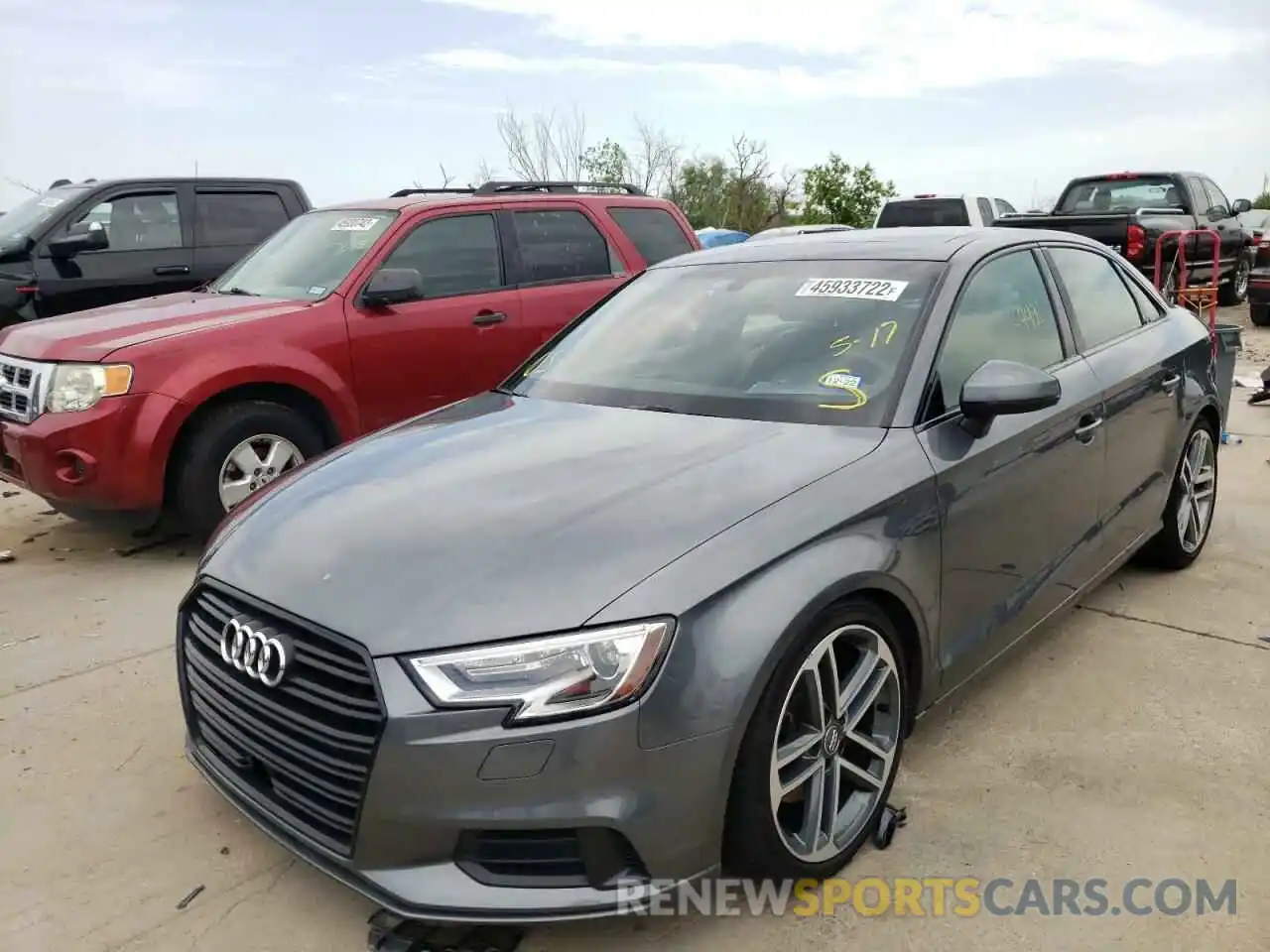 2 Photograph of a damaged car WAUAUGFFXKA104258 AUDI A3 2019