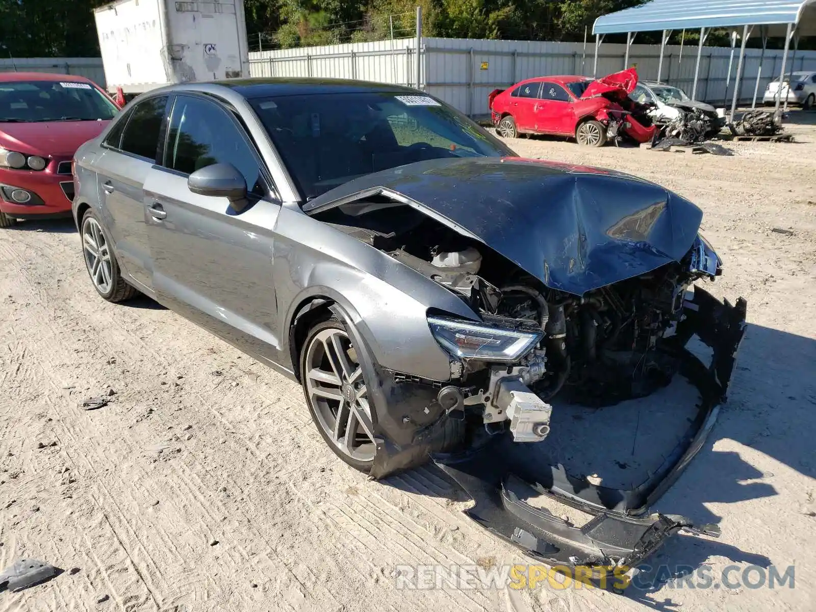 1 Photograph of a damaged car WAUAUGFFXKA108293 AUDI A3 2019