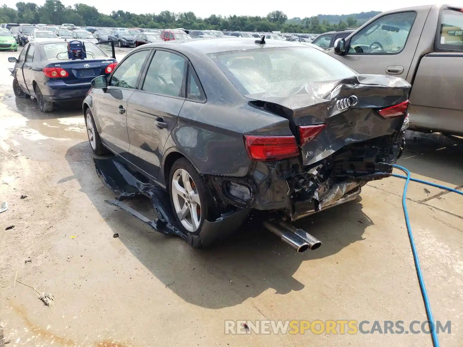 3 Photograph of a damaged car WAUAUHFF7KA076764 AUDI A3 2019