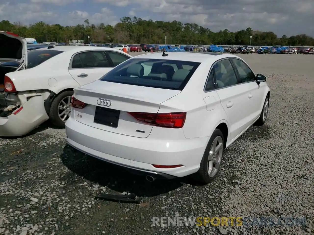 4 Photograph of a damaged car WAUBEGFF0K1021701 AUDI A3 2019