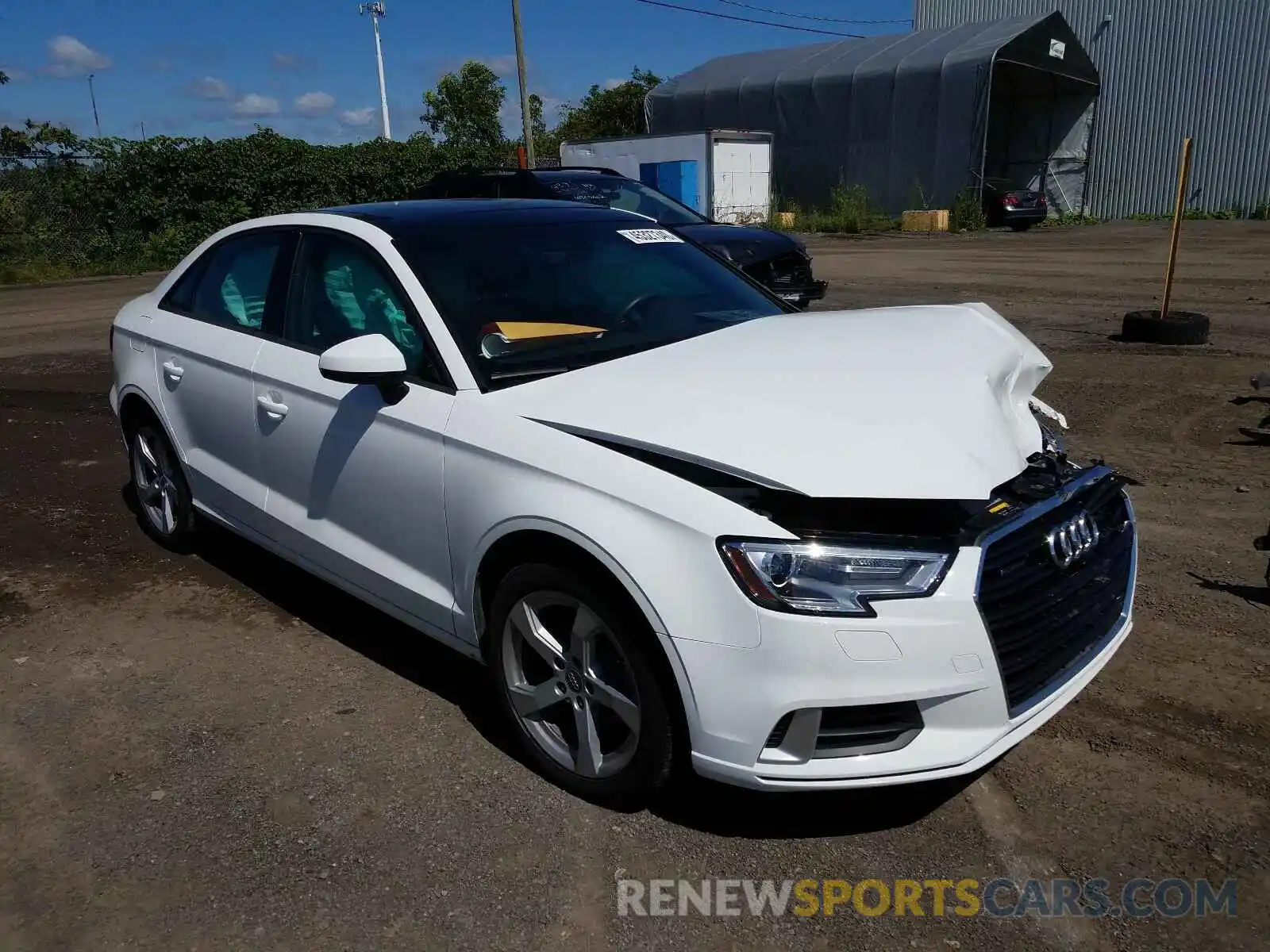 1 Photograph of a damaged car WAUBEGFF1KA079588 AUDI A3 2019