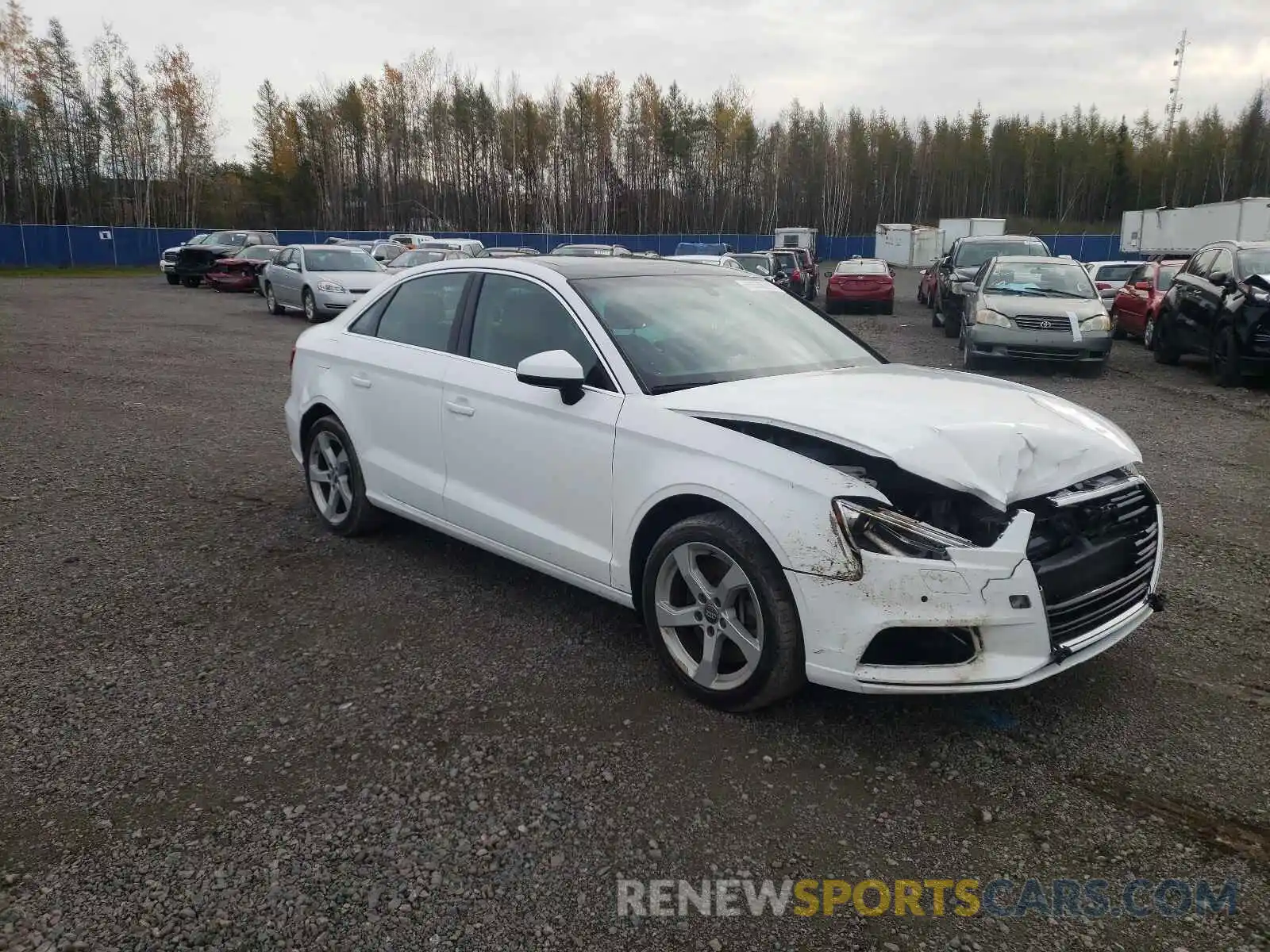 1 Photograph of a damaged car WAUBEGFF2K1017648 AUDI A3 2019