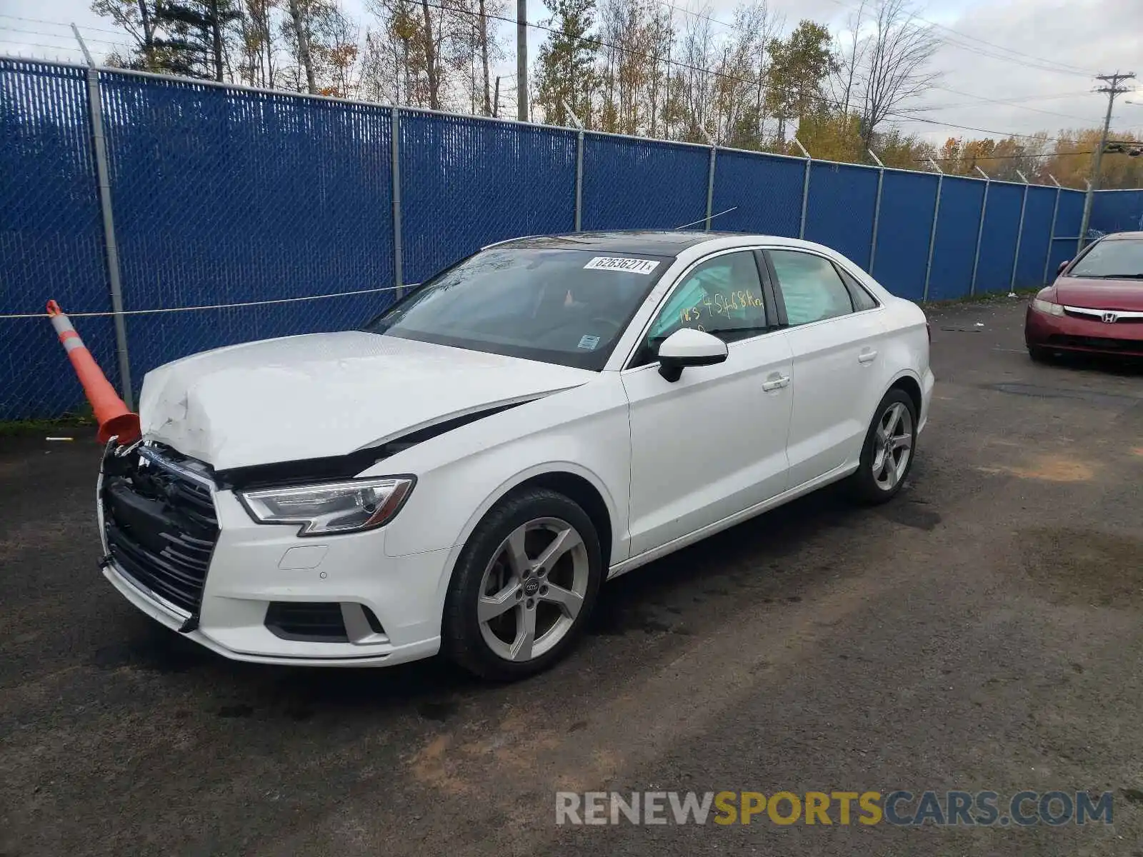 2 Photograph of a damaged car WAUBEGFF2K1017648 AUDI A3 2019