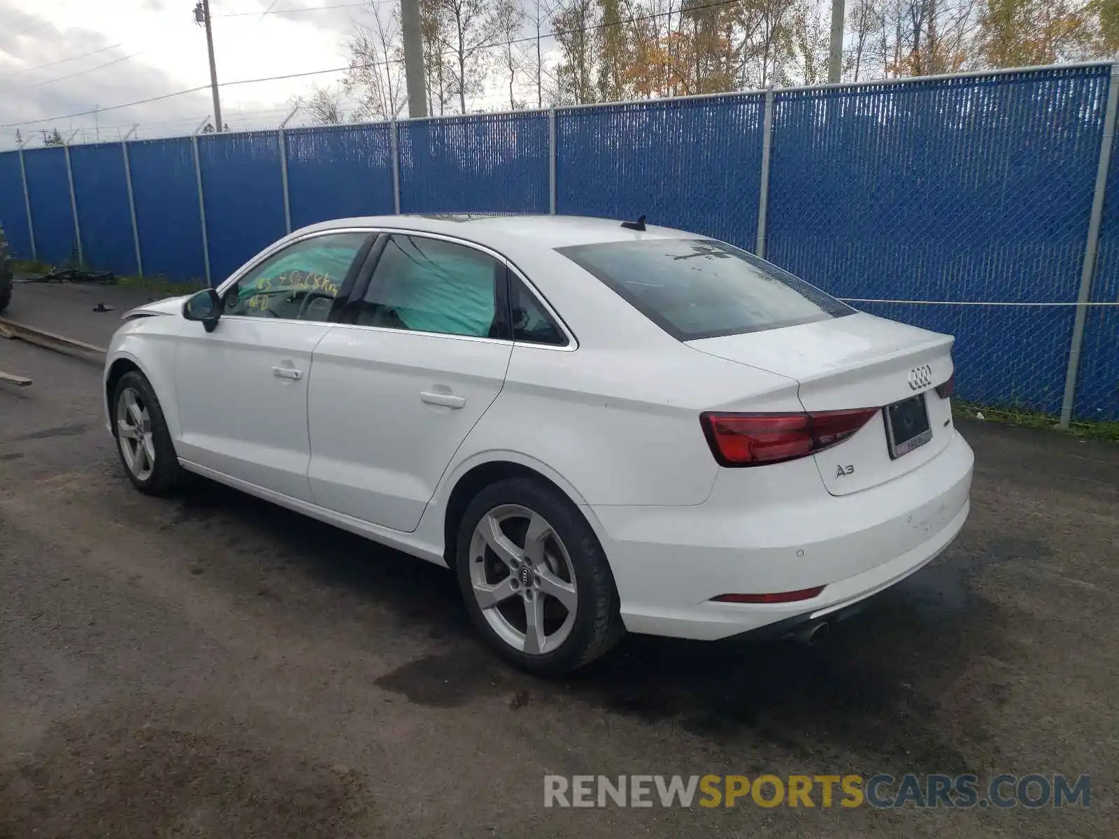 3 Photograph of a damaged car WAUBEGFF2K1017648 AUDI A3 2019