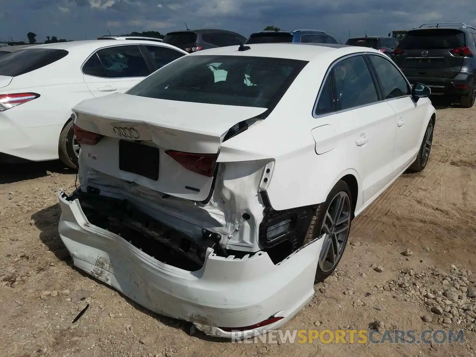4 Photograph of a damaged car WAUBEGFF3KA096585 AUDI A3 2019