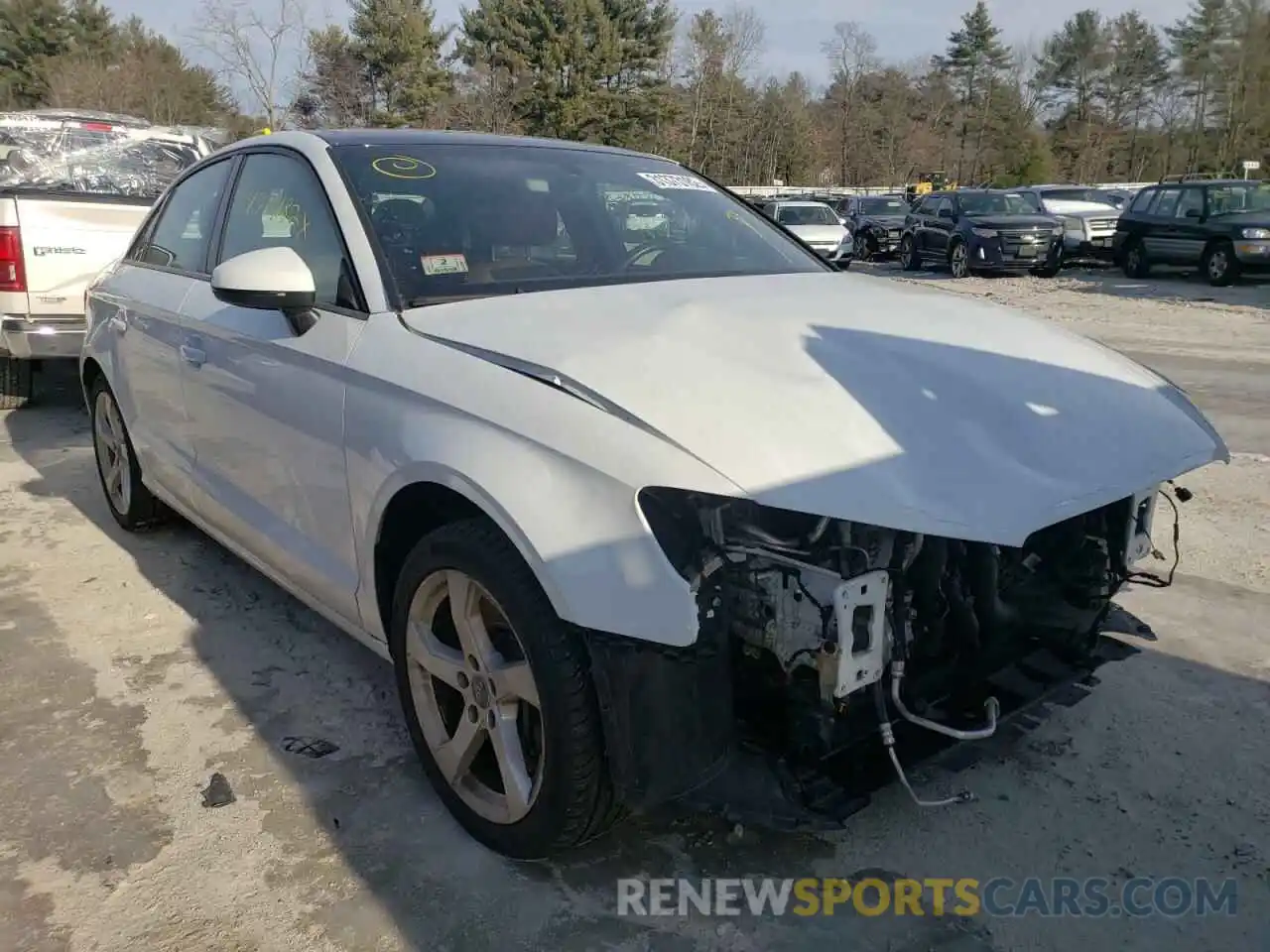 1 Photograph of a damaged car WAUBEGFF4K1018820 AUDI A3 2019