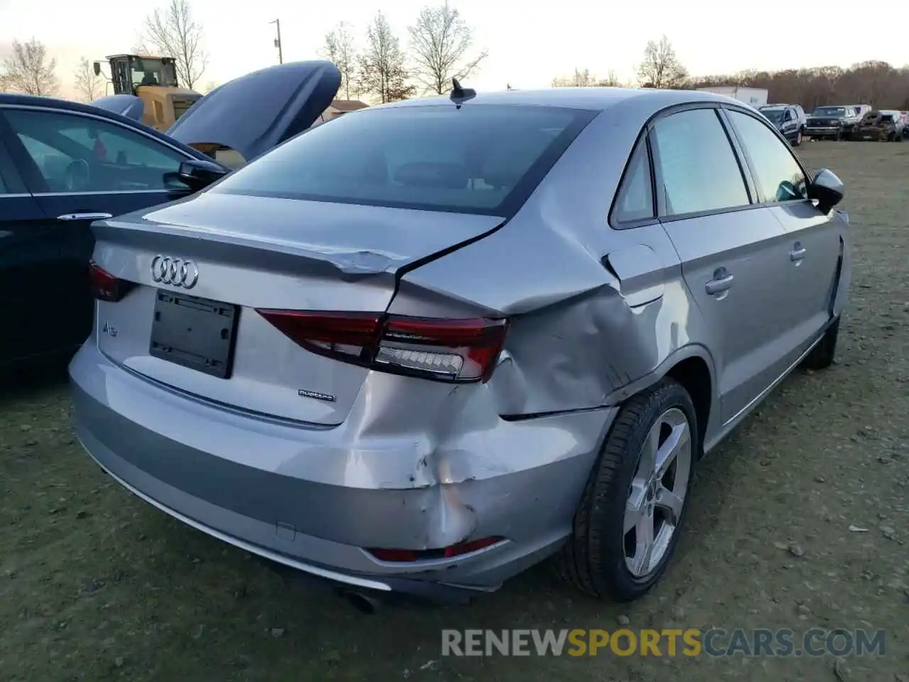 4 Photograph of a damaged car WAUBEGFF4K1019384 AUDI A3 2019