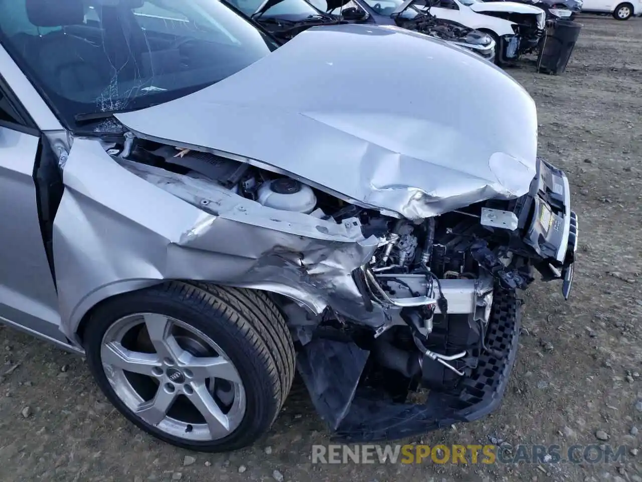 9 Photograph of a damaged car WAUBEGFF4K1019384 AUDI A3 2019