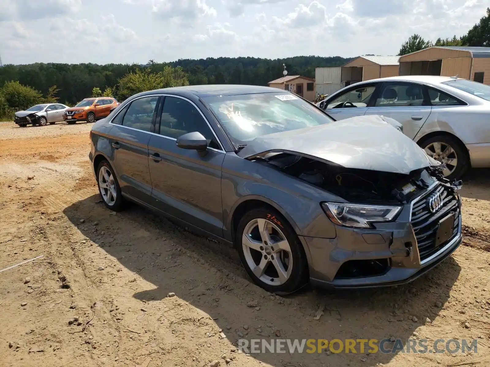 1 Photograph of a damaged car WAUBEGFF5K1027767 AUDI A3 2019