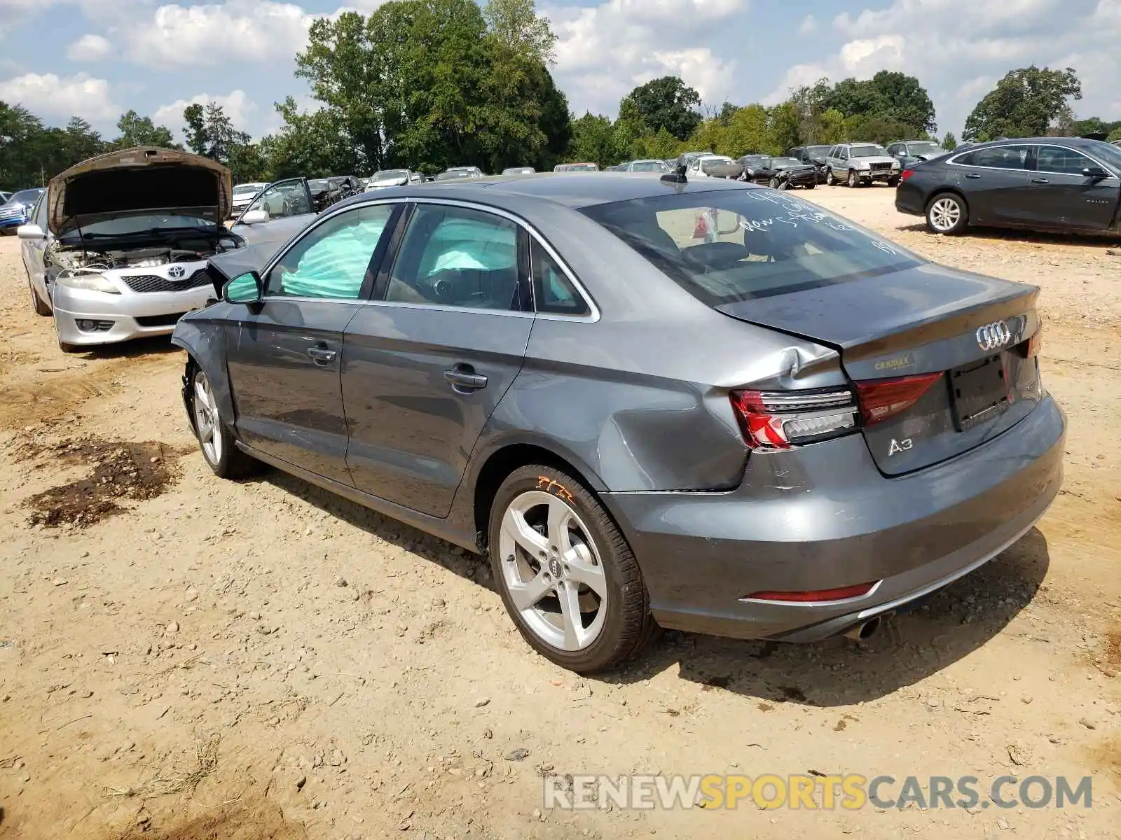 3 Photograph of a damaged car WAUBEGFF5K1027767 AUDI A3 2019