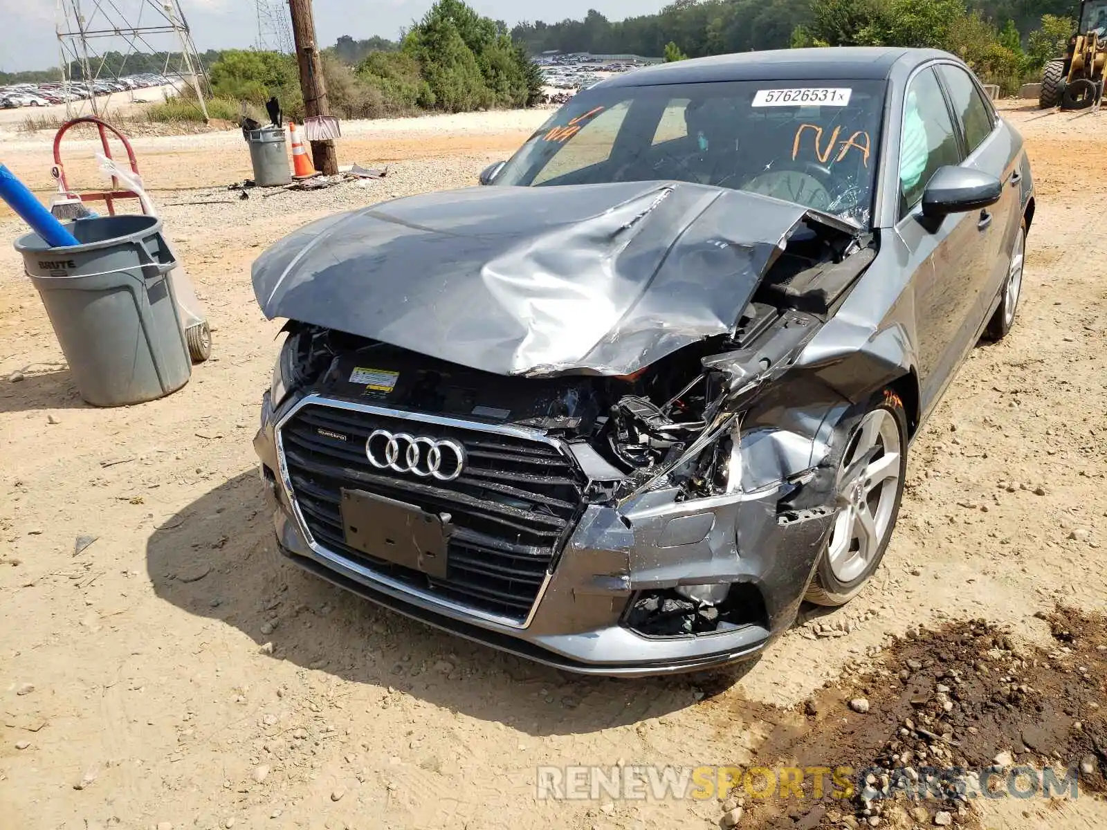 9 Photograph of a damaged car WAUBEGFF5K1027767 AUDI A3 2019