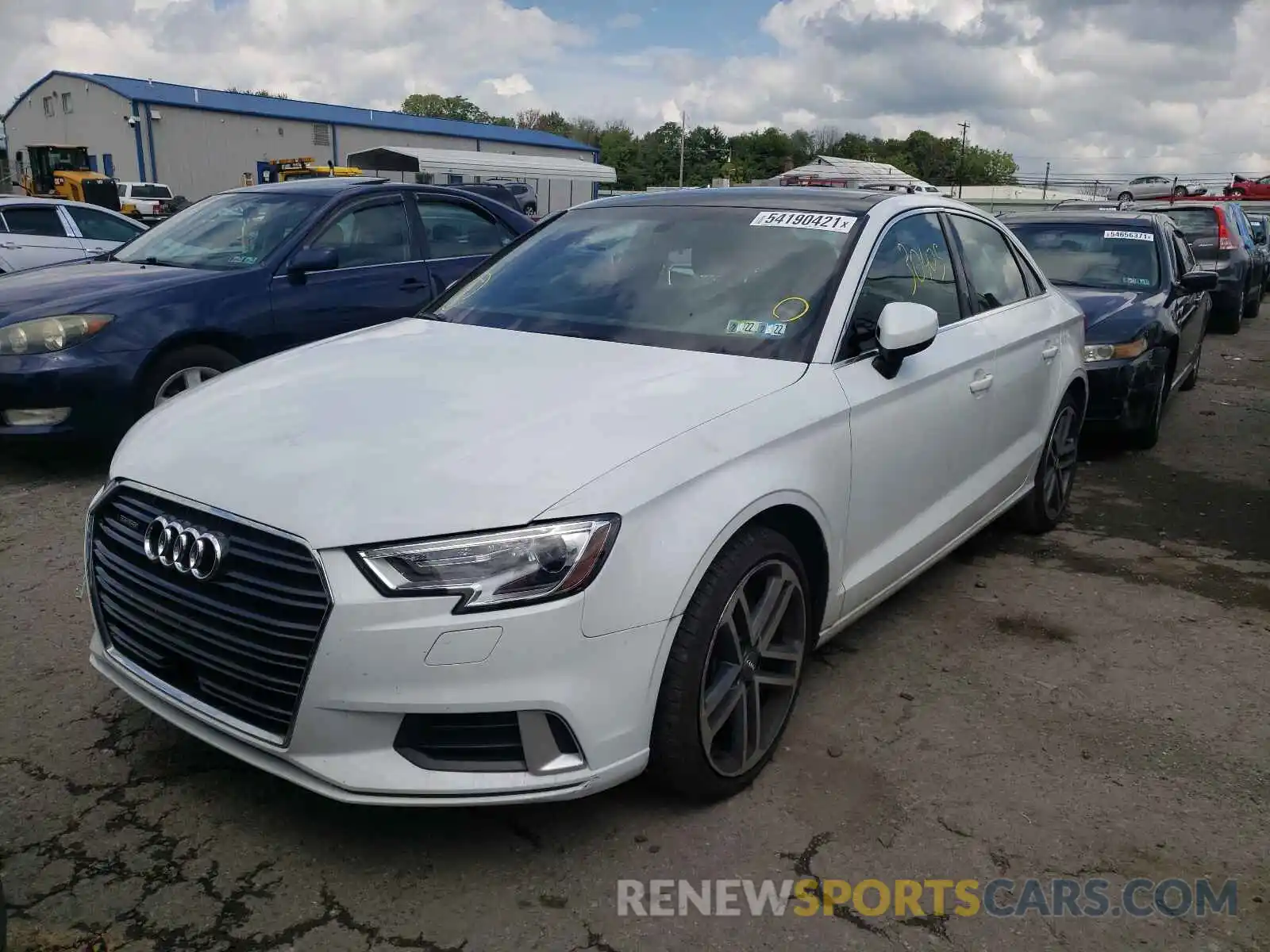 2 Photograph of a damaged car WAUBEGFF6K1020407 AUDI A3 2019