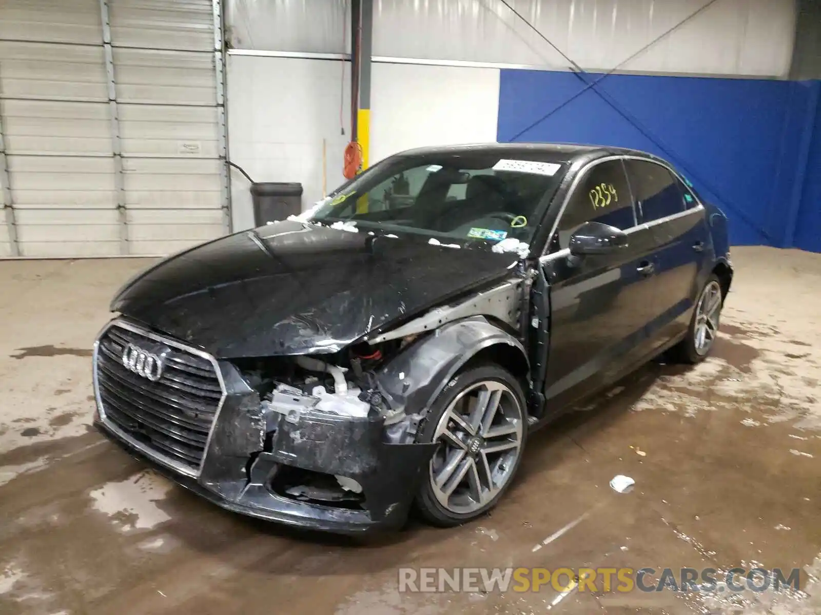 2 Photograph of a damaged car WAUBEGFF6K1027826 AUDI A3 2019