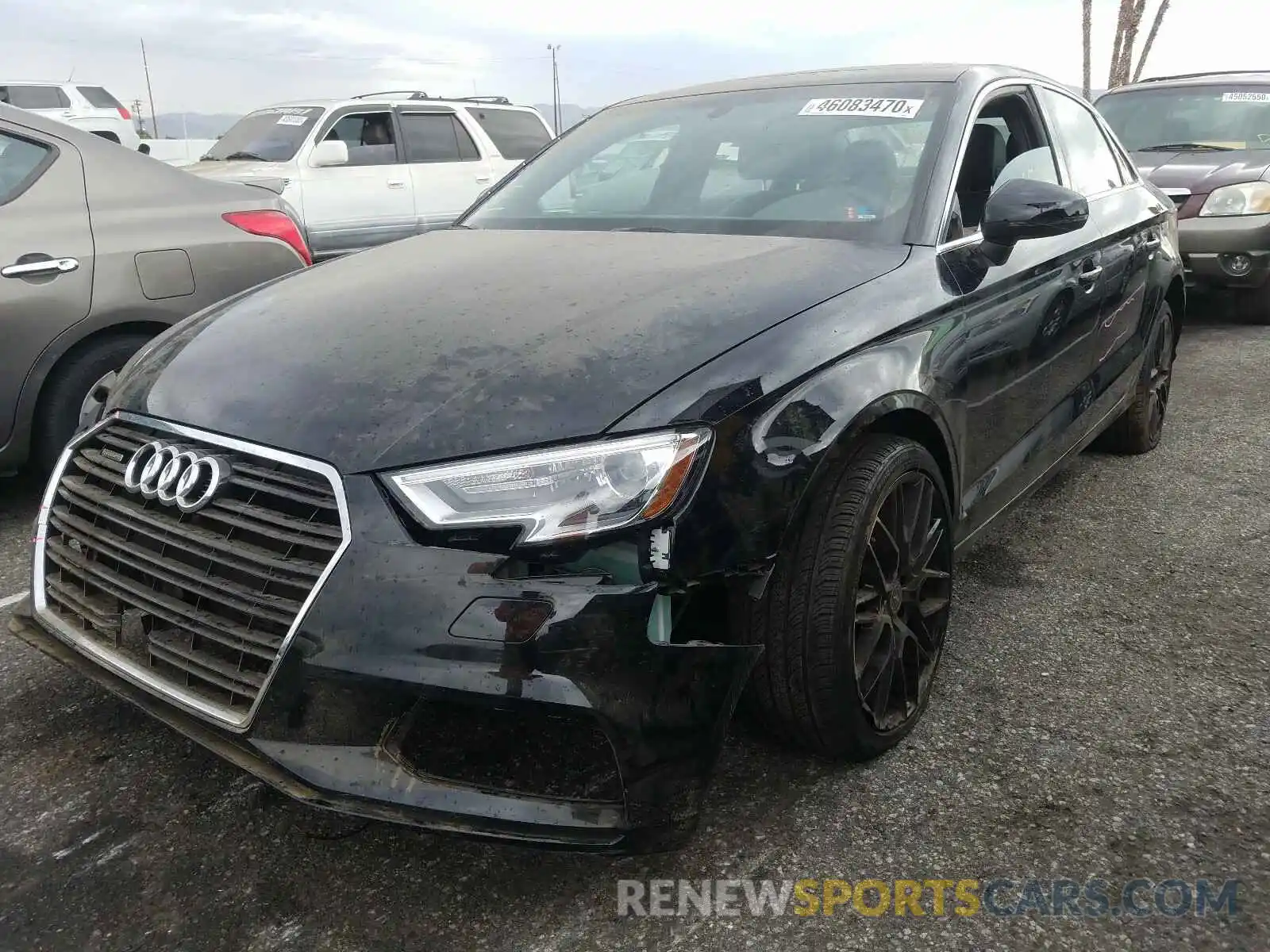 2 Photograph of a damaged car WAUBEGFF6KA119504 AUDI A3 2019