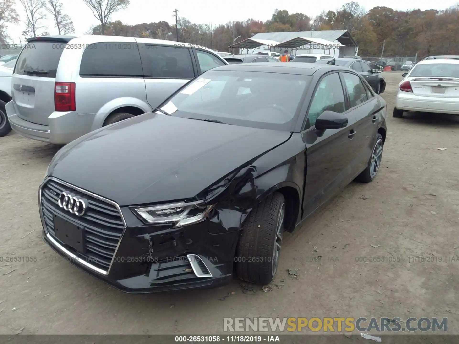 2 Photograph of a damaged car WAUBEGFF7K1017192 AUDI A3 2019